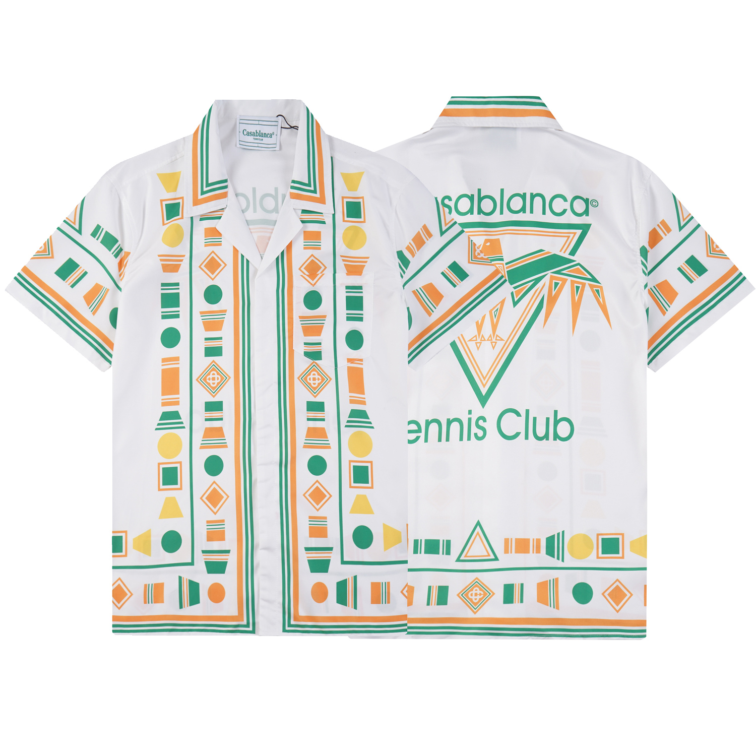 MING 9755 |2024sss Casablanca short sleeve shirt Size: M L XL XXL XL