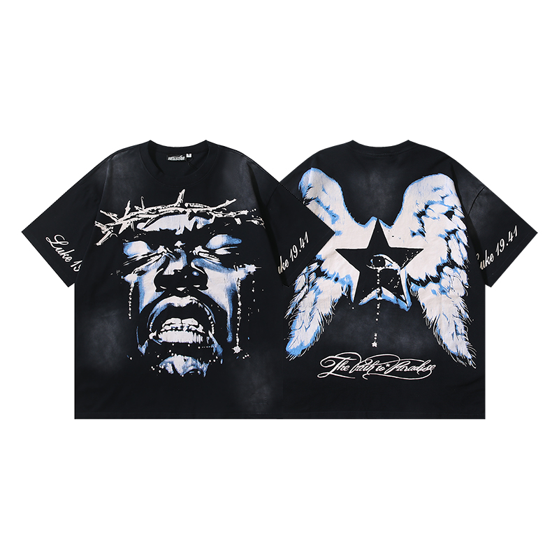 “Laundry Service: Hellstar Washes Old-Fashioned T-Shirt with Fine Cotton”