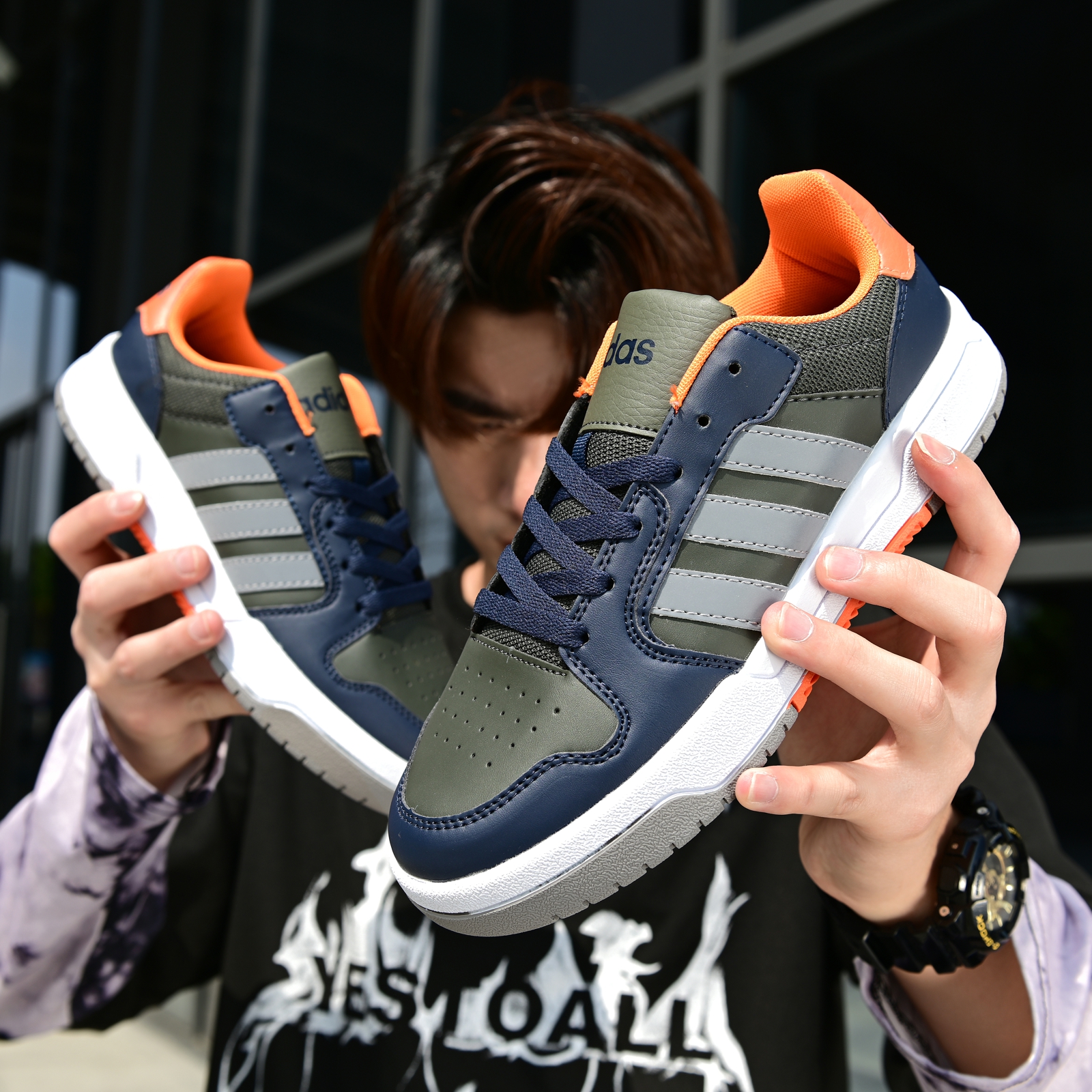 120 阿迪达斯 Adidas ENTRAP NEO 2020春季鼠年纪念款情侣休闲鞋板鞋