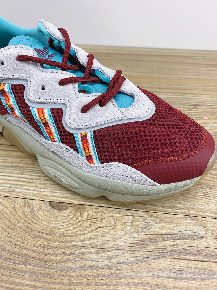 阿迪达斯三叶草易烊千玺同款ozweego真皮复古老爹鞋女鞋休闲运动跑步鞋男女鞋 肯椰子 网面真标带半码 货号EG4570 36-45 |