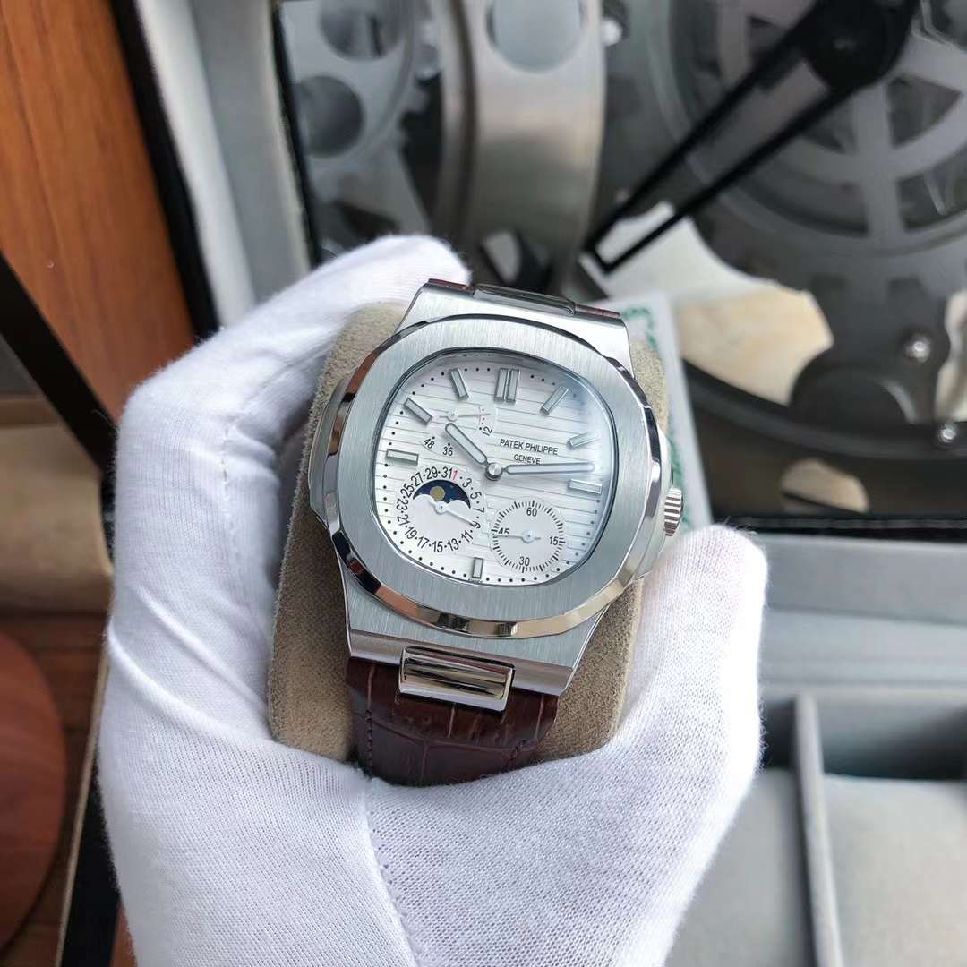 파텍필립 노틸러스 5712A 멀티펑션 자동 스틸 40mm 레플리카 44138