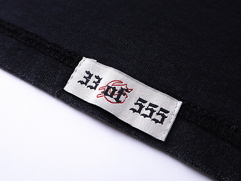 Godspeed Rock Street Retro Cotton Short Sleeves in Water Washing Black - 图片 7