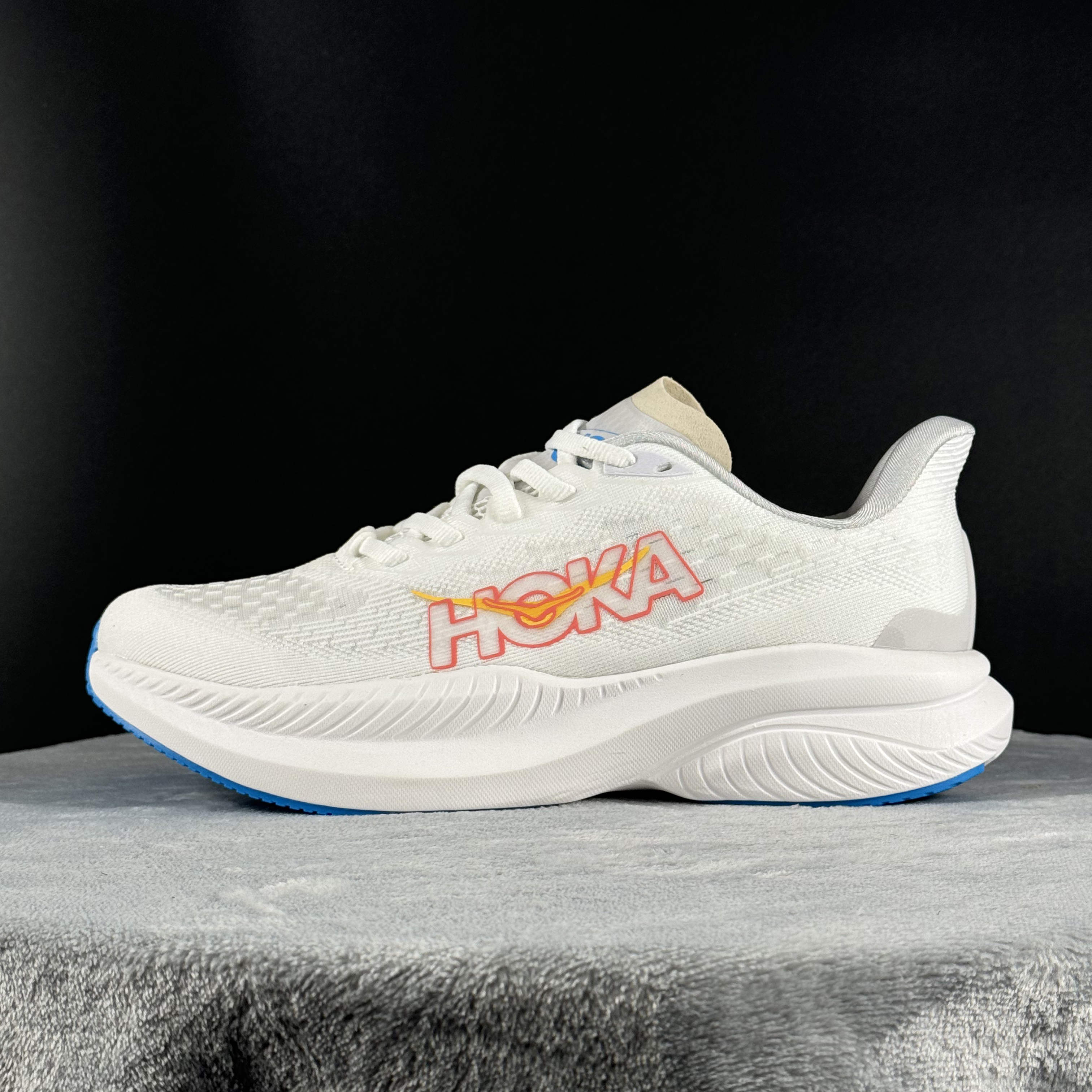 HOKA ONE ONE MACH 6 舒适百搭耐磨 低帮跑步鞋 灰白/1147810-WNCL 39-45带半码