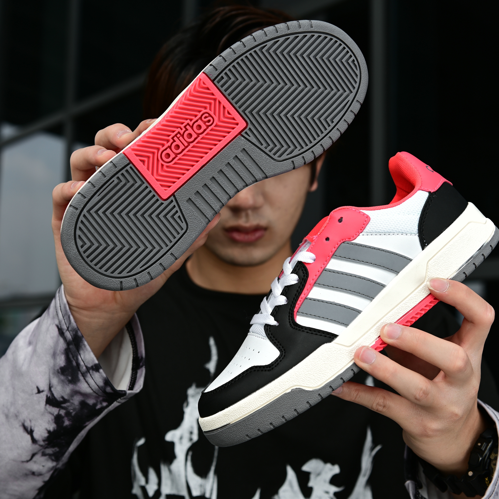 120 阿迪达斯 Adidas ENTRAP NEO 2020春季鼠年纪念款情侣休闲鞋板鞋