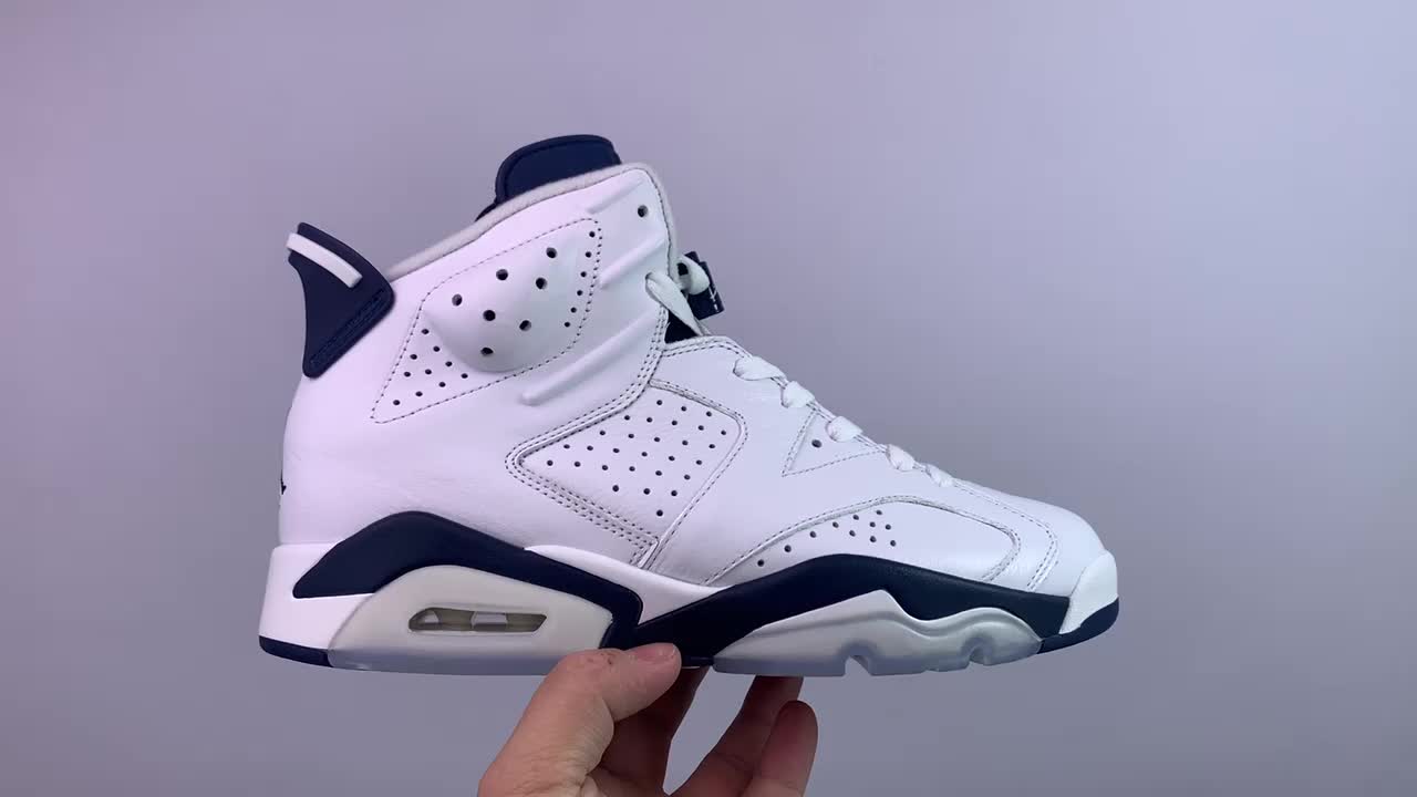 [AJ Series]White blue midnight blue Jordan AJ6 generation retro casual culture