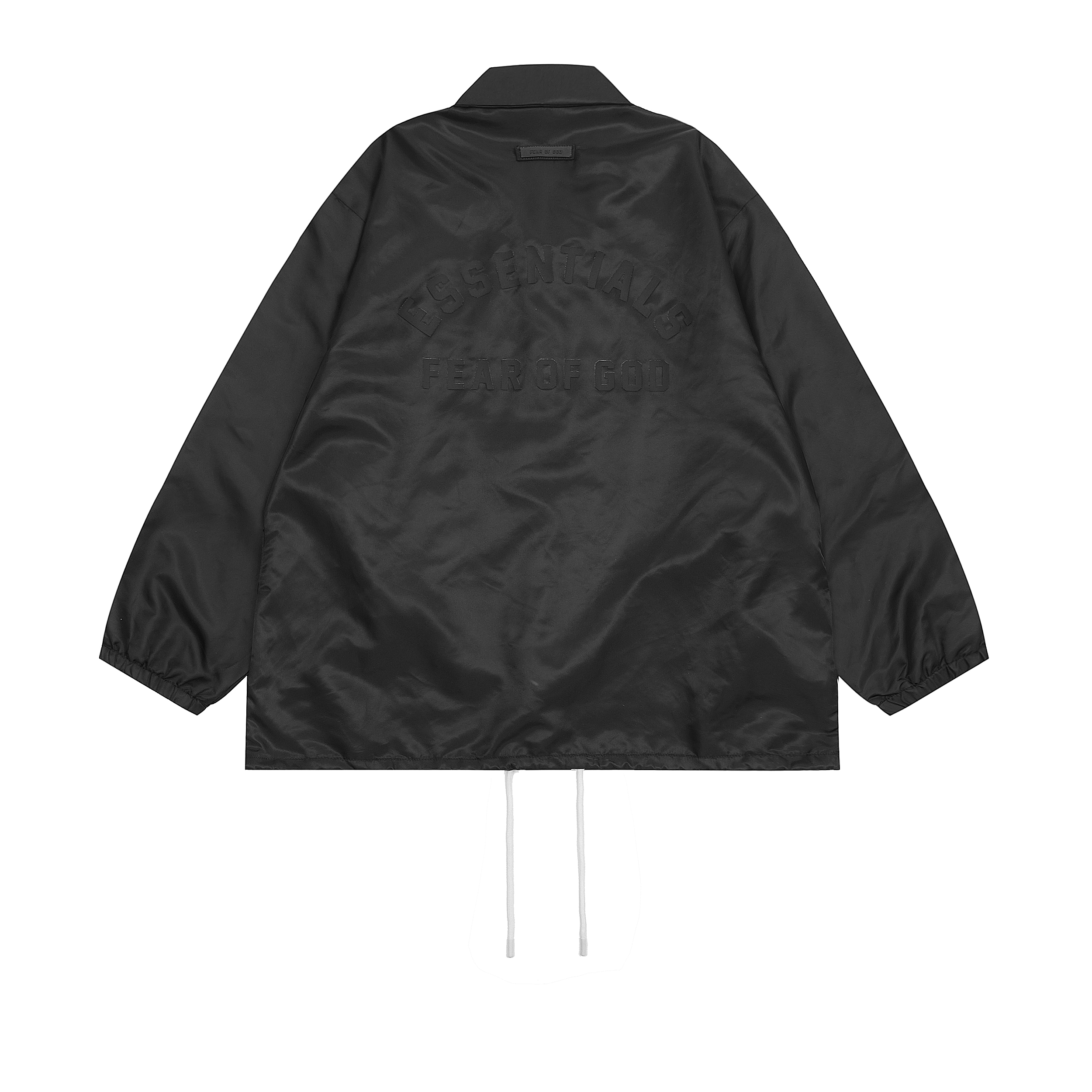 CY 8807#Fear Of god Backline ESSENTIALS High Street coach jacket, black S-XL - 图片 3