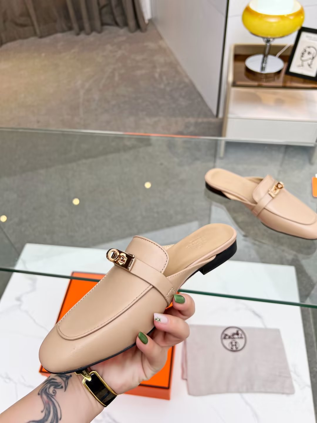 Suela de goma p200Suela de cuero más 40Hermes Hermes modelos clásicos genuino moldeado personalizado