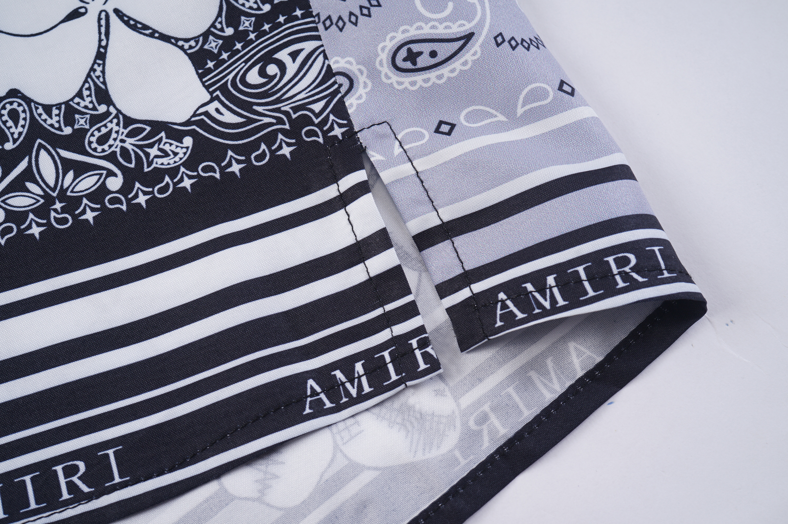 Amiri New Short Sleeve Shirt 2024 Collection: Black & Blue, Sizes M-XXL - 图片 7