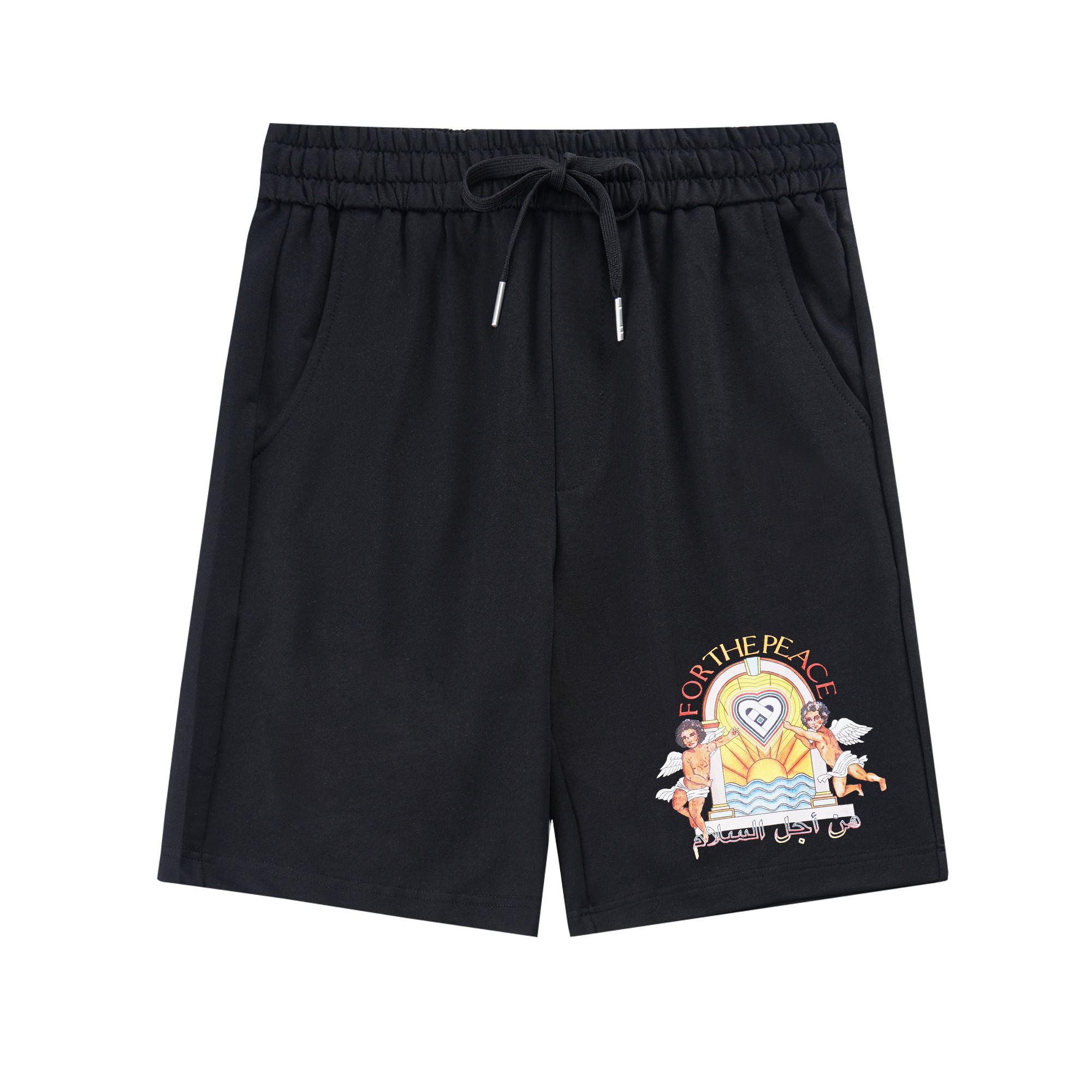 713# Casablanca pantalones cortos estampados de principios de otoño, tallas M-2XL. | Youpai Image Manager