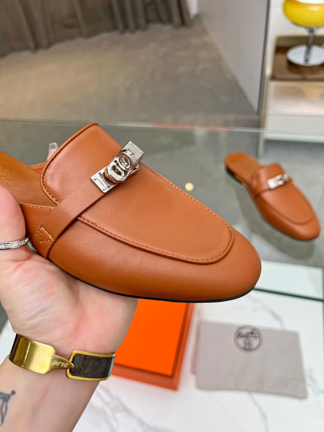 Suela de goma p200Suela de cuero más 40Hermes Hermes modelos clásicos genuino moldeado personalizado