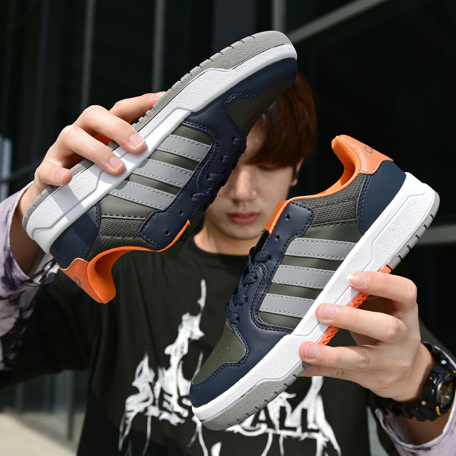 120 阿迪达斯 Adidas ENTRAP NEO 2020春季鼠年纪念款情侣休闲鞋板鞋