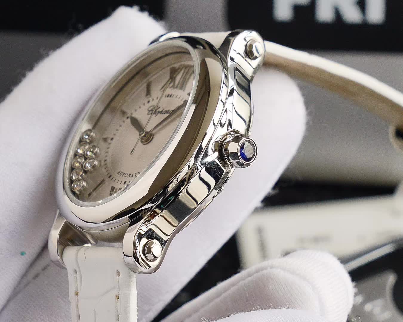 Chopard Happy Diamonds Women's Watch - Elliptical Mechanical 2892 New Model 8 d97bf4595e347c782014c8ab208381bc740dd868
