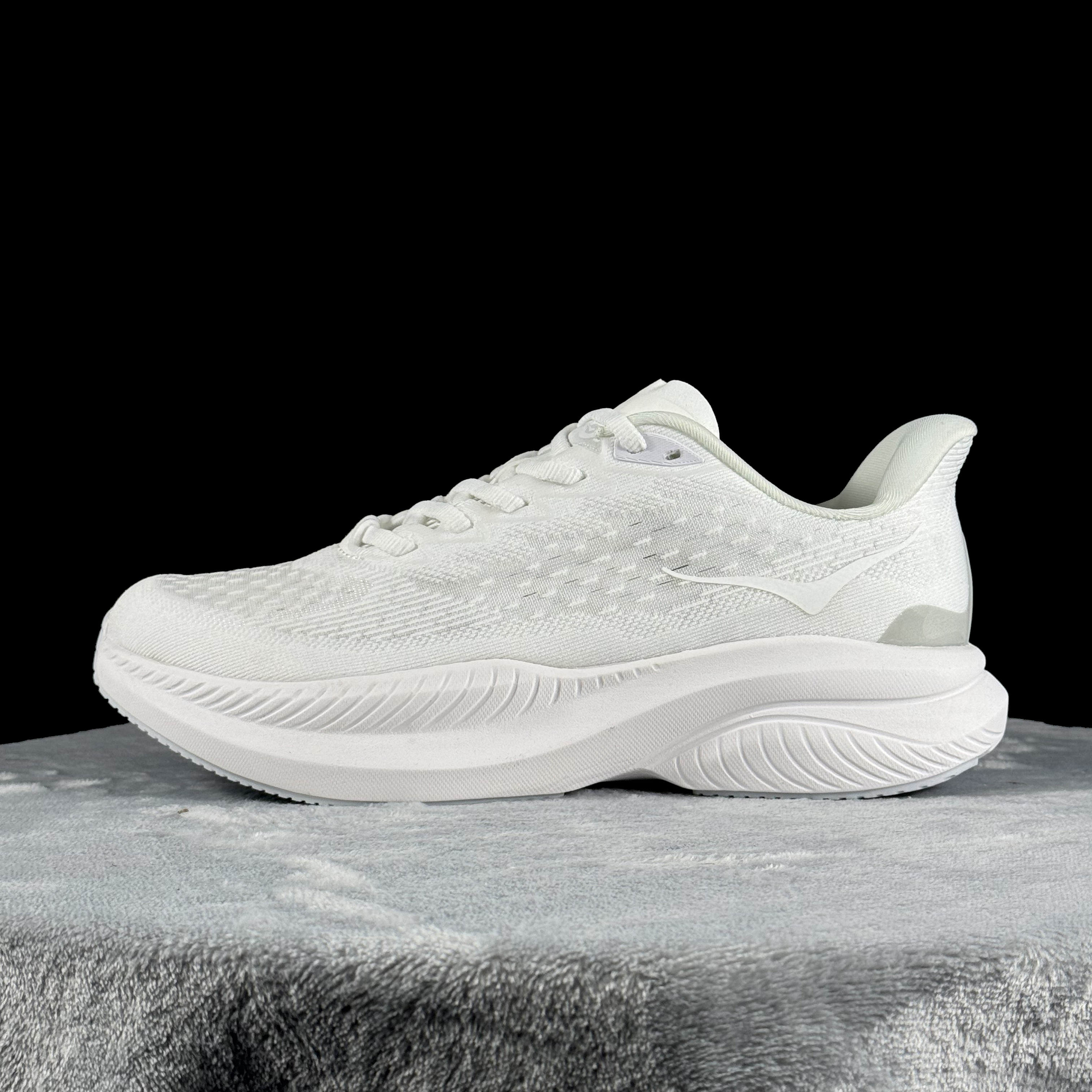 HOKA ONE ONE MACH 6 舒适百搭防滑耐磨 低帮跑步鞋 白色 货号: 1164033-WWH 36-45带半码