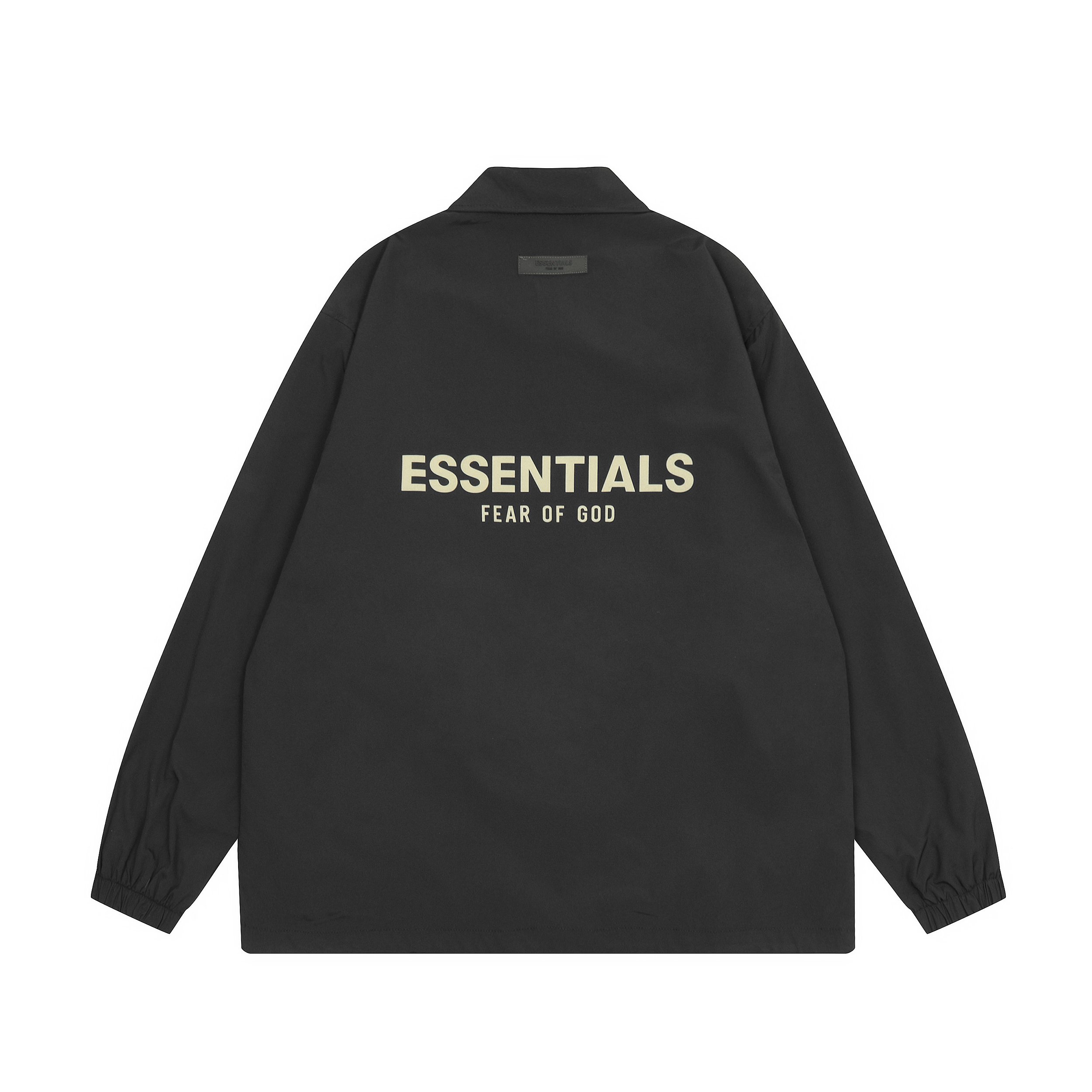 CY 8806#Fear Of for Men SS22 backline ESSENTIALS Masturbation, High Street Windsuit Coach jacket, Black S-XL - 图片 2