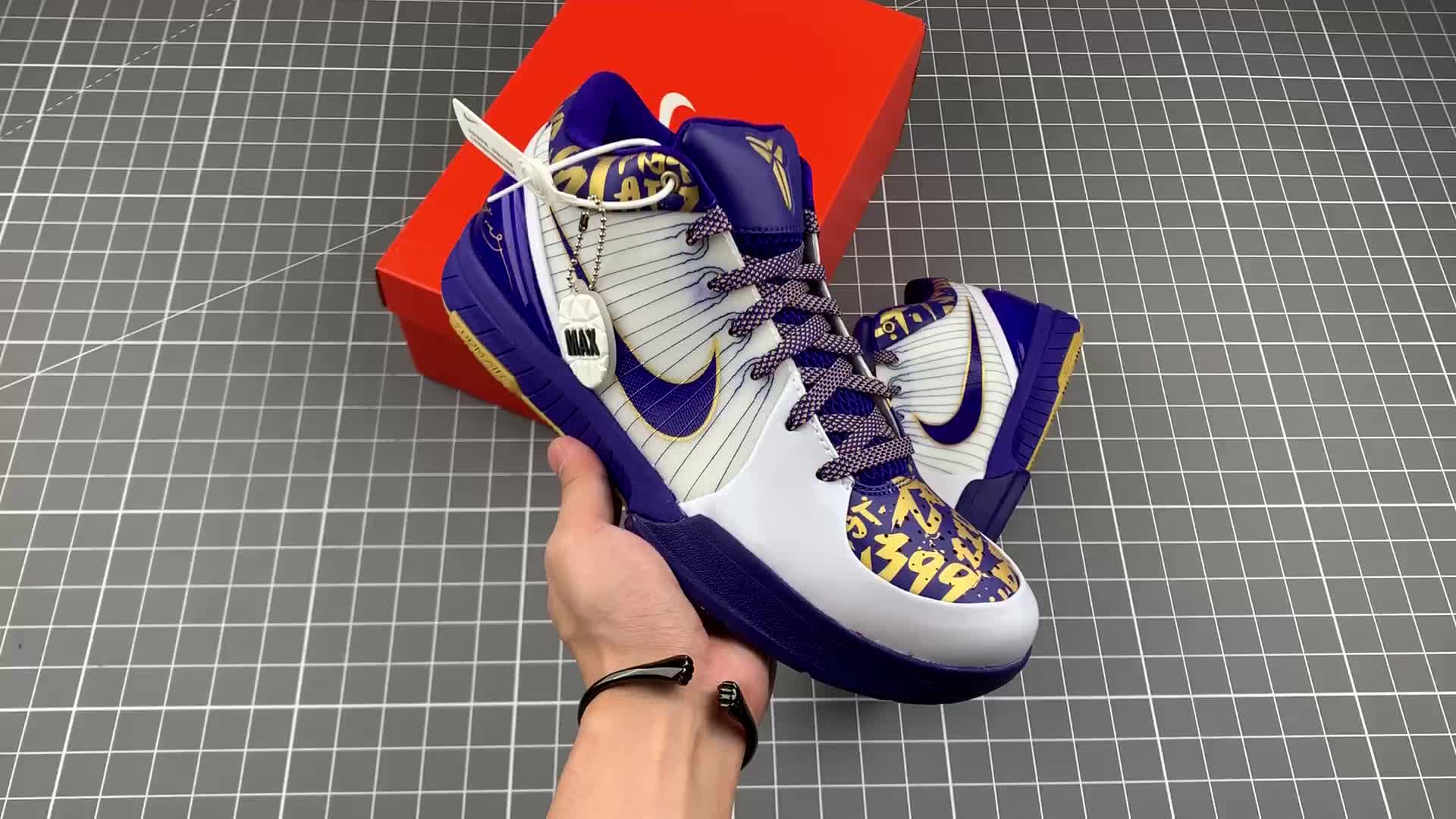 [Basketball Shoes for Real Games]Nike Zoom Kobe 4 Proto ZK4 Kobe Bryant Fourth