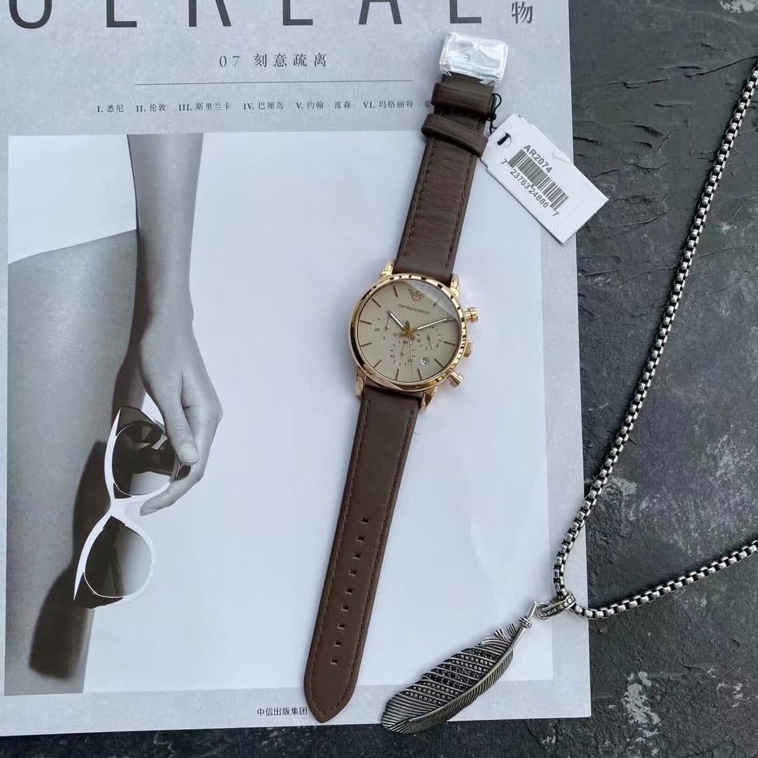 El reloj Armani Watch para hombre modelo AR2074 es simple e informal, sigue la tendencia, presta atención al sentido ge…