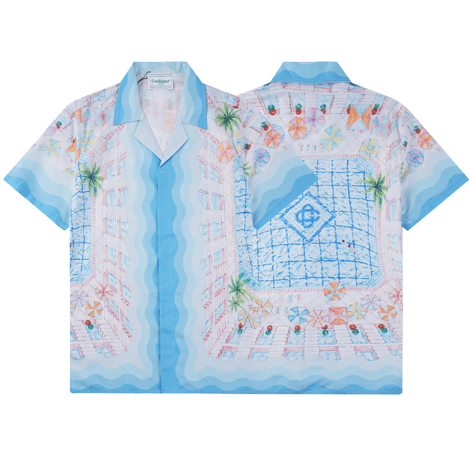 MING 9756 | 2024s s Casablanca short sleeve shirt Size: M L XL XXL XL