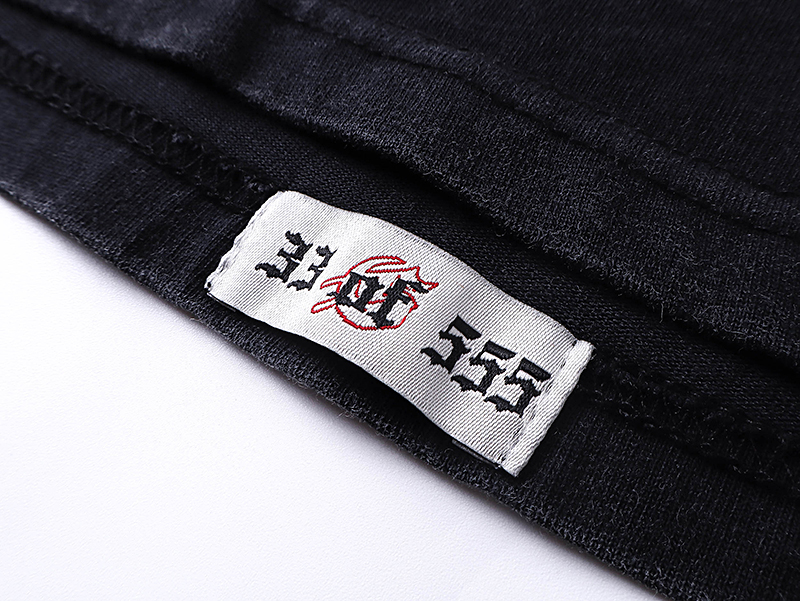 “Godspeed Rock Street Retro Cotton Short Sleeves in Water Washing Black” - 图片 7
