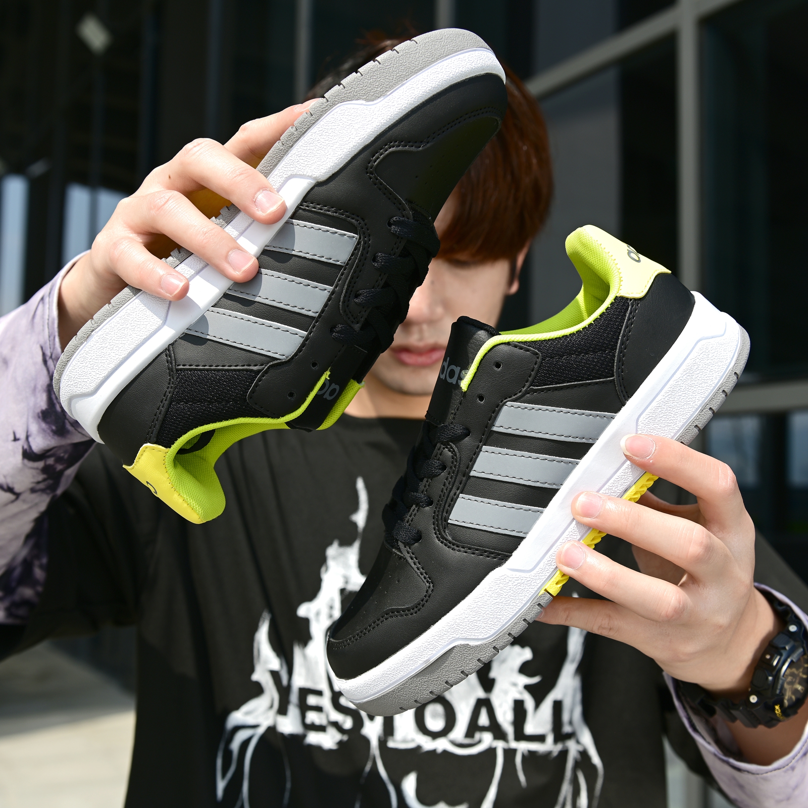 120 阿迪达斯 Adidas ENTRAP NEO 2020春季鼠年纪念款情侣休闲鞋板鞋