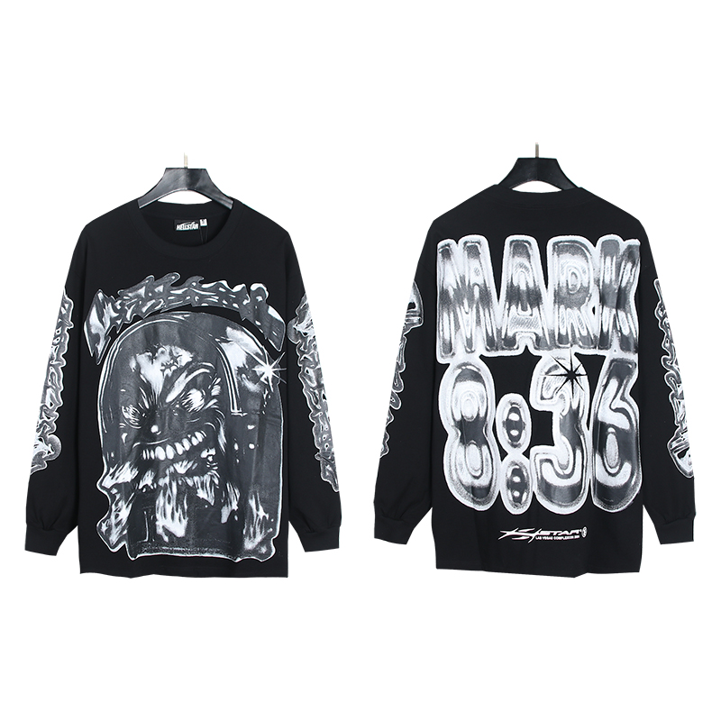 Hellstar T-Shirt: White and Black, Sizes S-XL, Code X-3 597# – $150 - 图片 3
