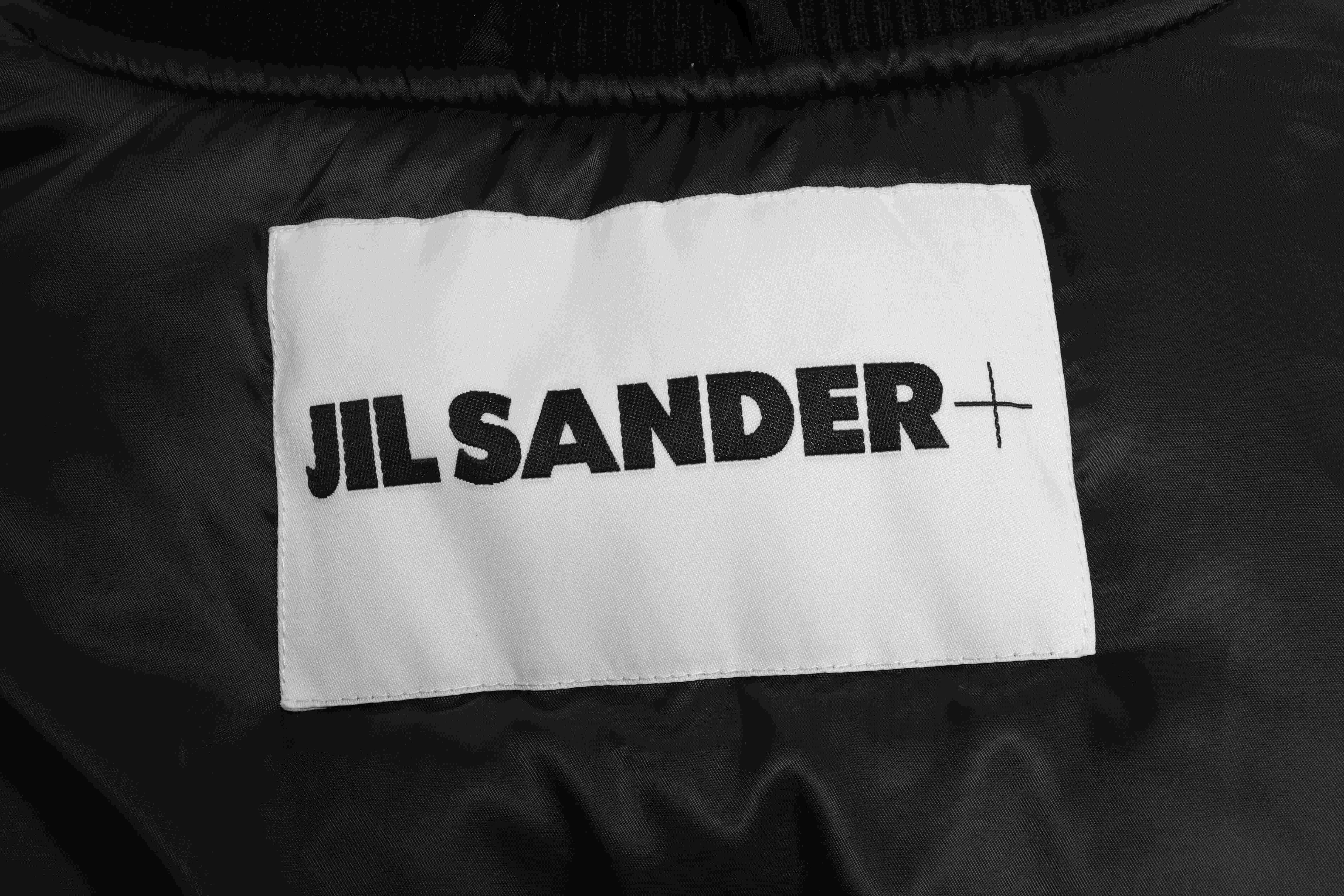 JIL SANDER 22FW 飞行员夹棉外套 黑色