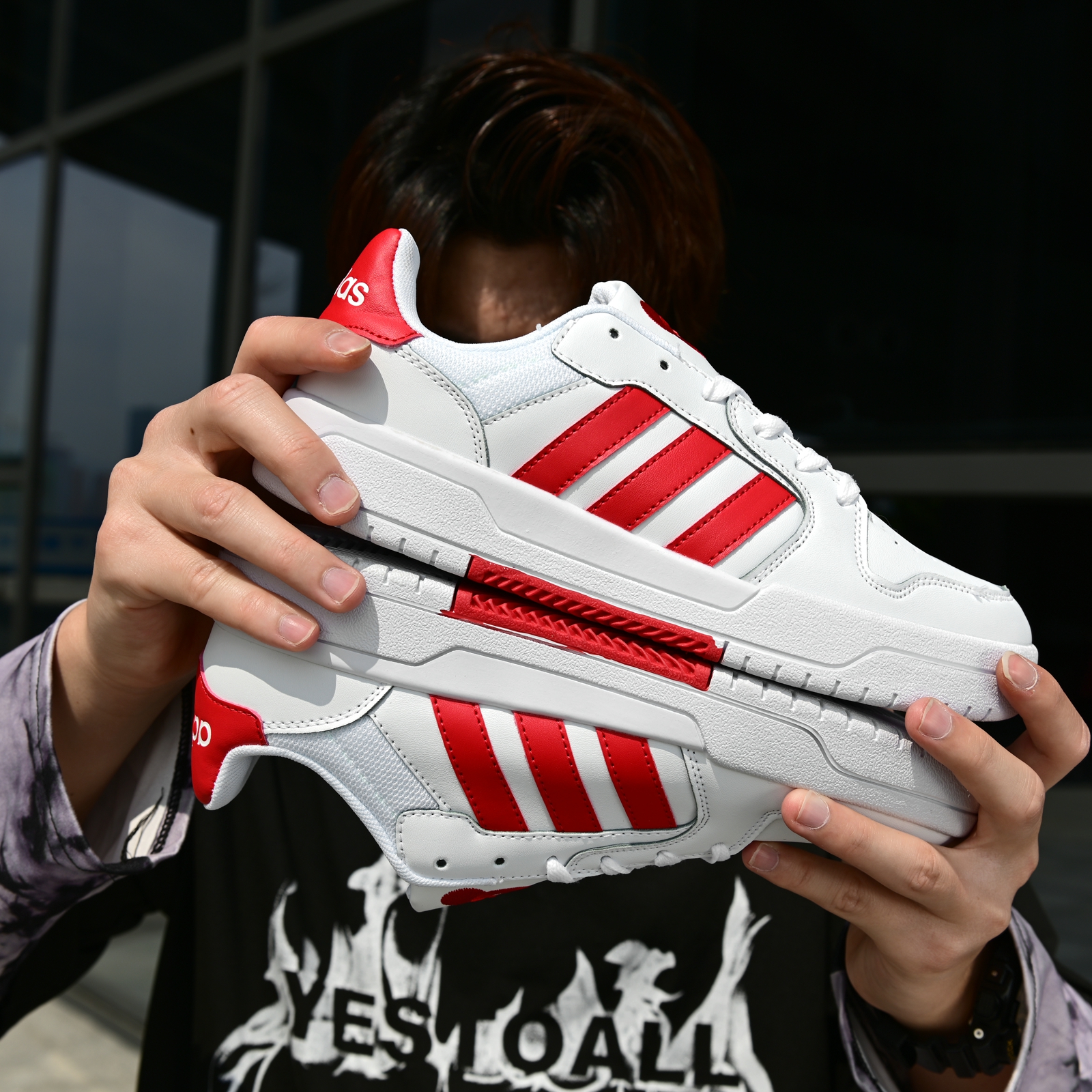 120 阿迪达斯 Adidas ENTRAP NEO 2020春季鼠年纪念款情侣休闲鞋板鞋