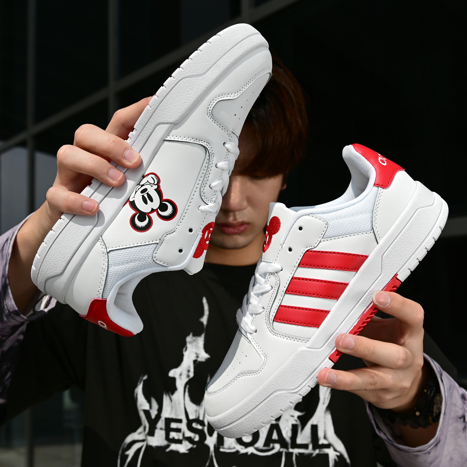 120 阿迪达斯 Adidas ENTRAP NEO 2020春季鼠年纪念款情侣休闲鞋板鞋