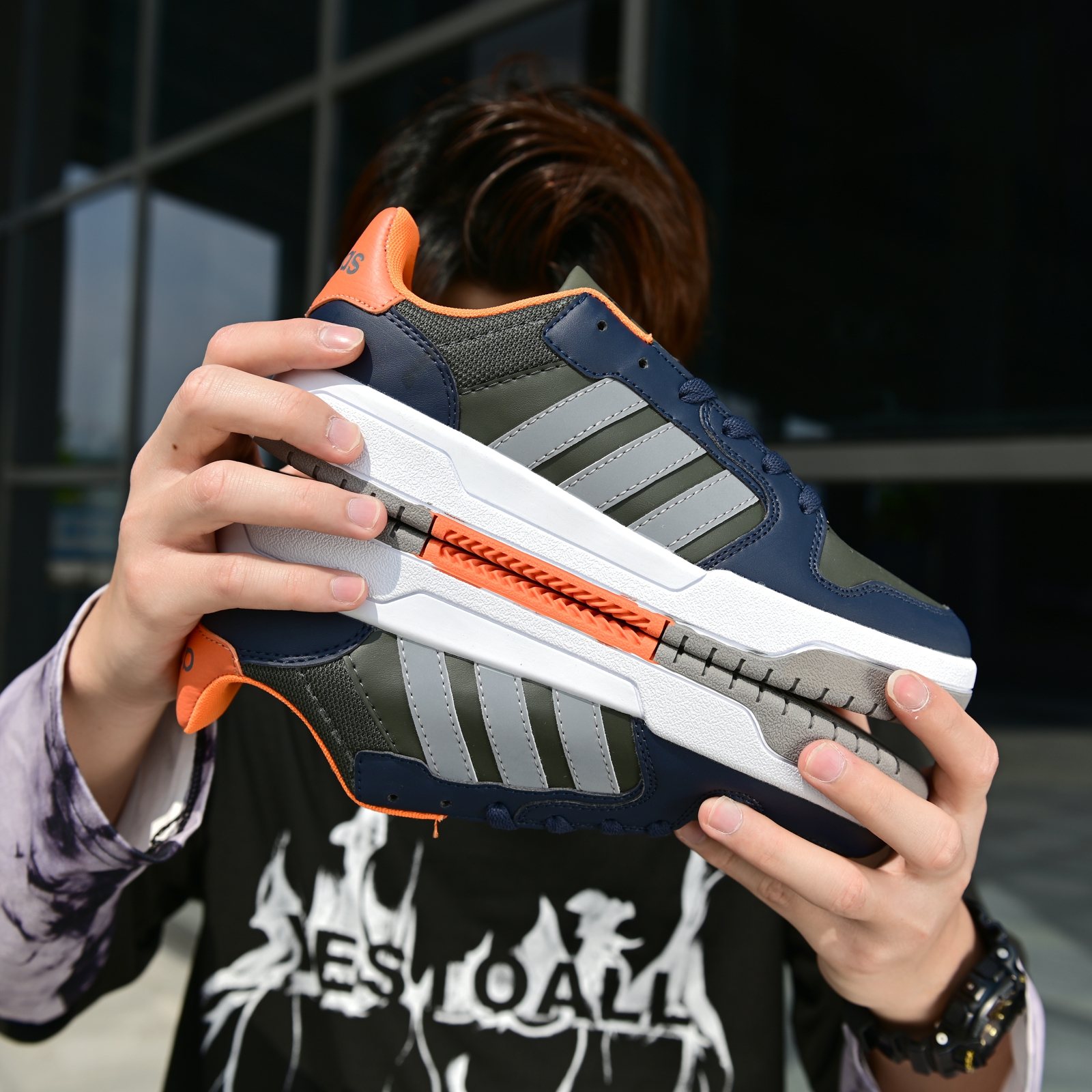 120 阿迪达斯 Adidas ENTRAP NEO 2020春季鼠年纪念款情侣休闲鞋板鞋