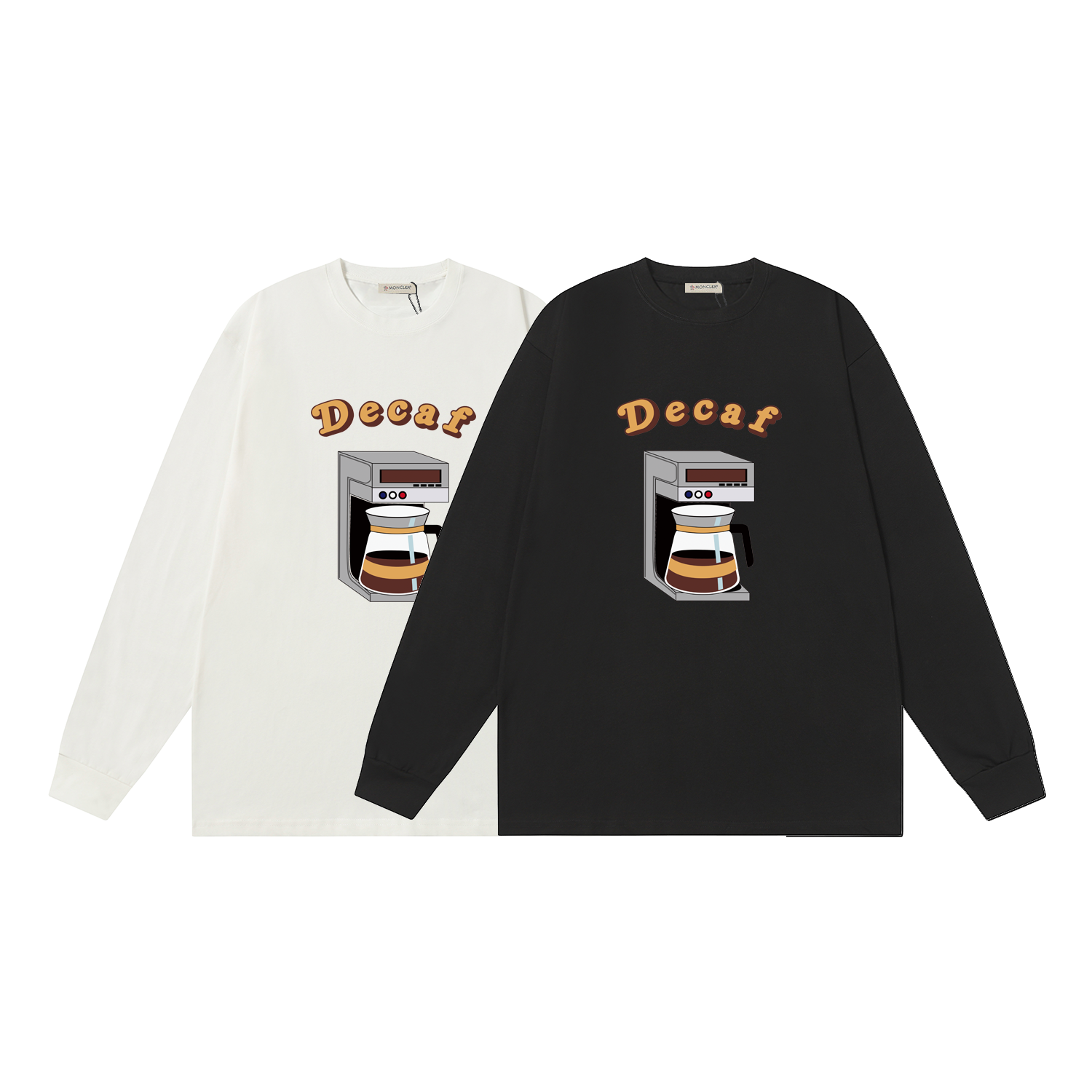 D1050 P95 Camiseta de manga corta Montgu M-XXL blanco negro algodón puro de doble hilo 32 hilos 260 gramos