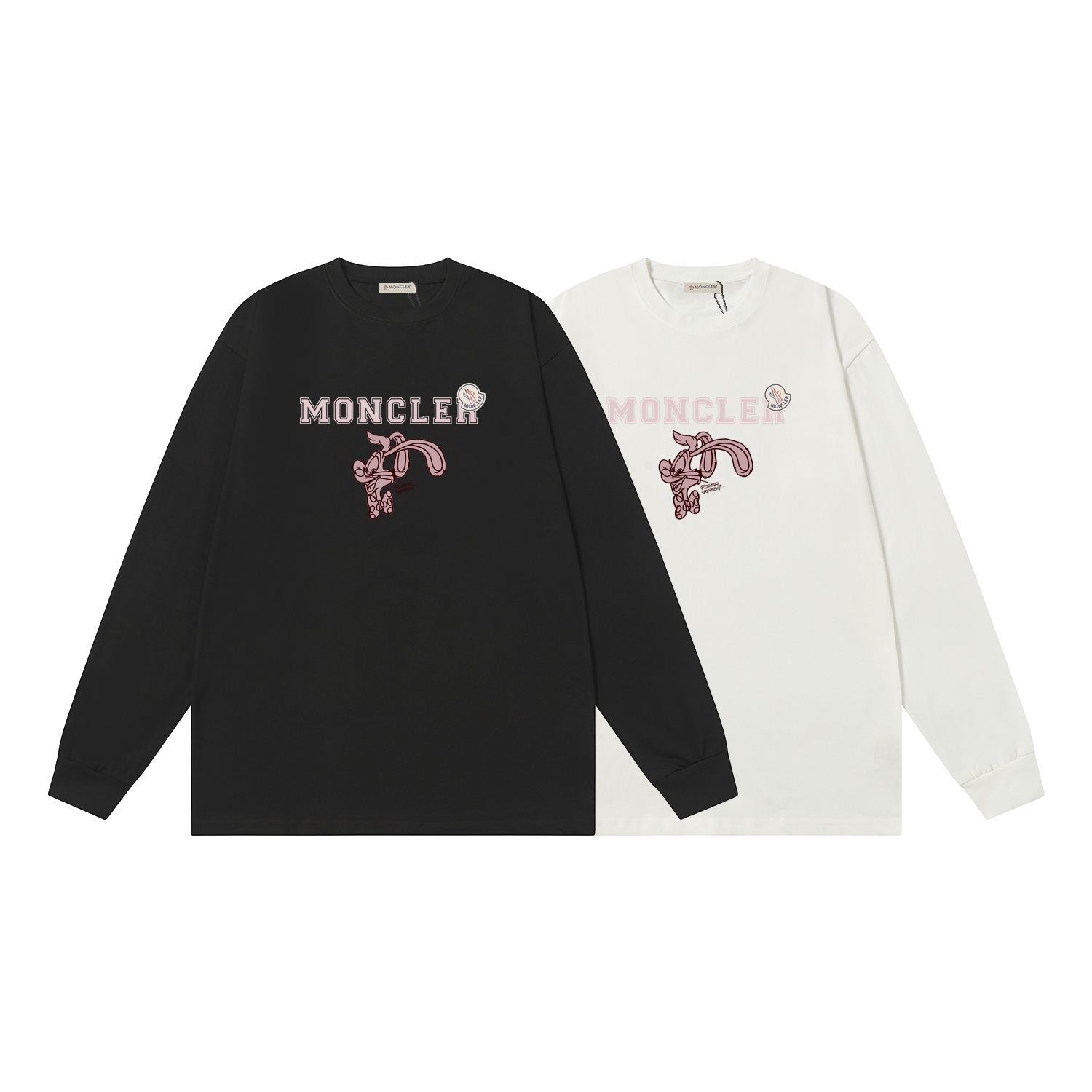 D2420 P95 Camiseta de manga corta Montgu M-XXL blanco negro algodón puro de doble hilo 32 cabos 260 gramos