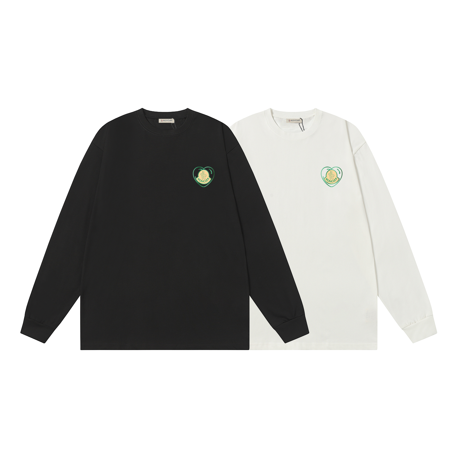 D1980 P95 Camiseta de manga corta Montgu M-XXL blanco negro algodón puro de doble hilo 32s 260g