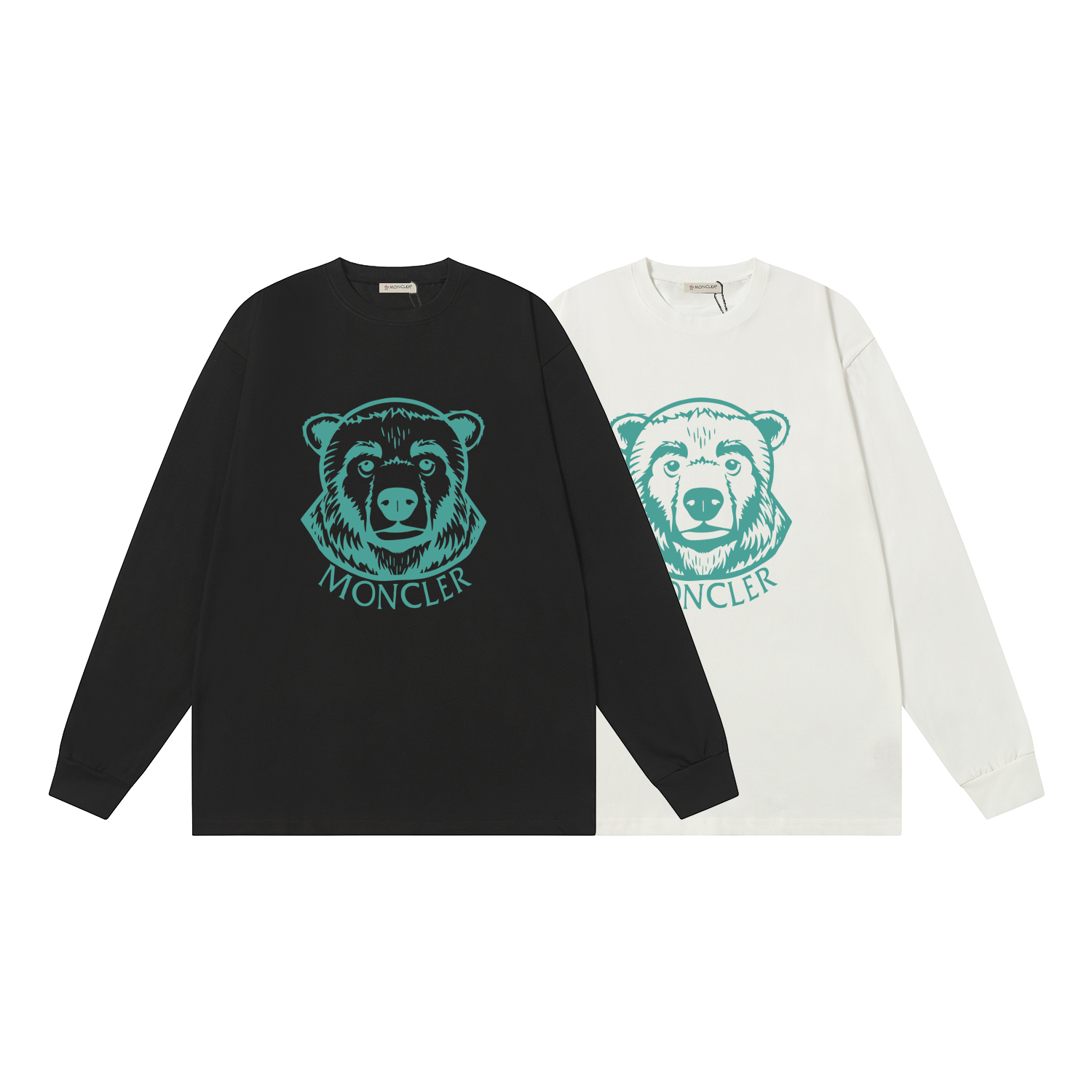 D2260 P95 Camiseta de manga corta Montgu M-XXL blanco negro algodón puro de doble hilo 32s 260g