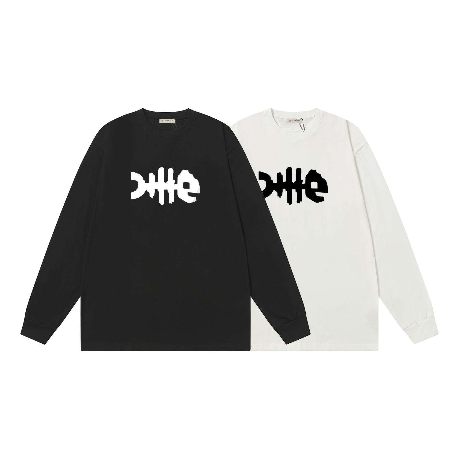D1240 P95 Camiseta de manga corta Montgu M-XXL blanco negro algodón puro de doble hilo 32 cabos 260 gramos
