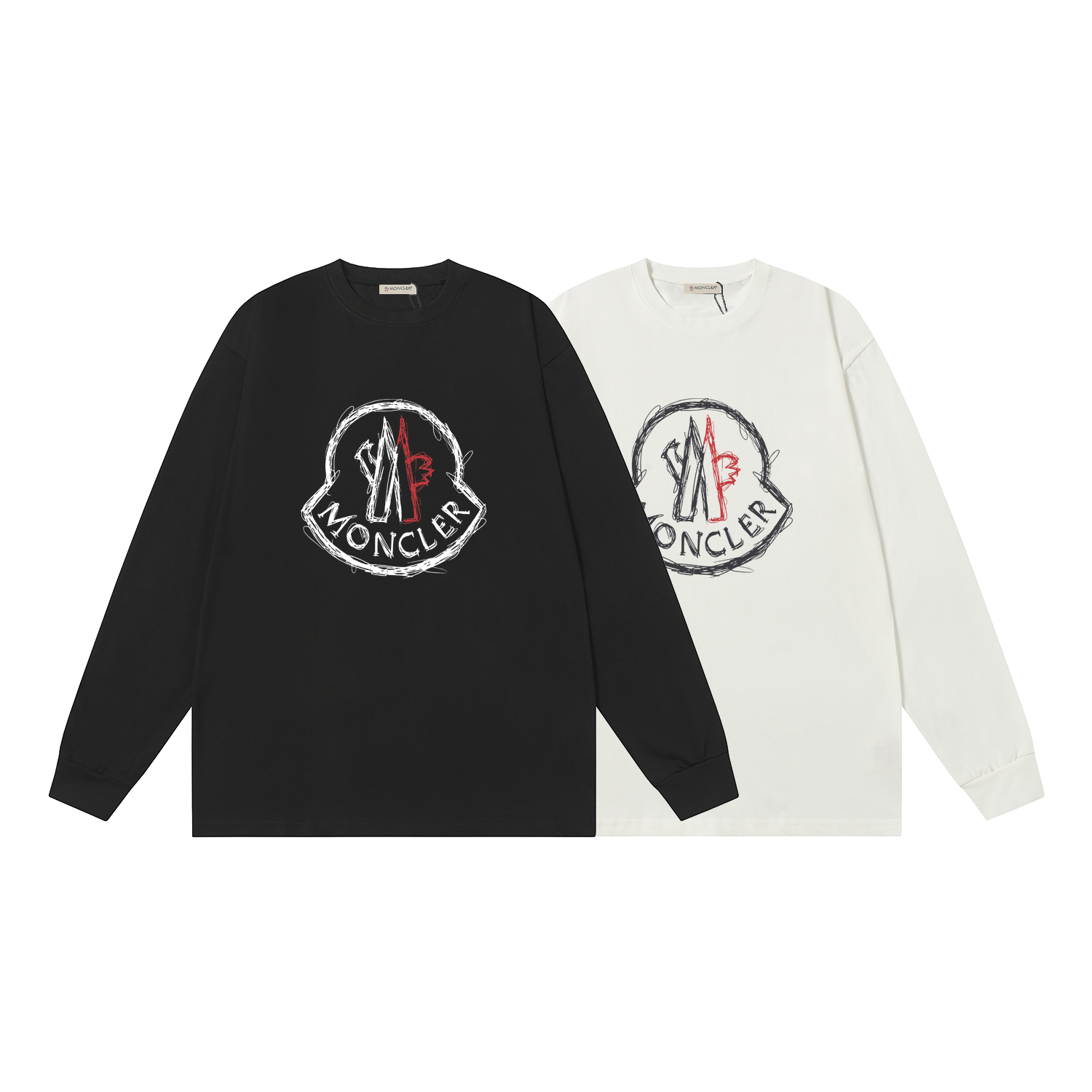 D2250 P95 Camiseta de manga corta Montgu M-XXL blanco negro algodón puro de doble hilo 32 cabos 260 gramos