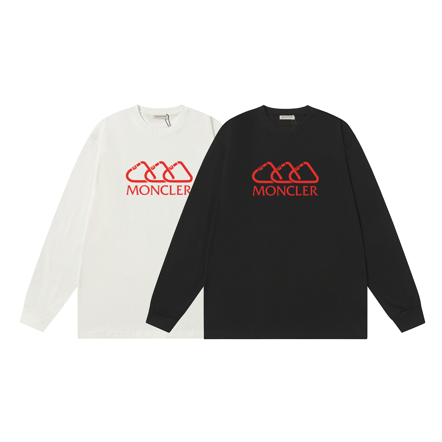 D1070 P95 Camiseta de manga corta Montgu M-XXL blanco negro algodón puro de doble hilo 32 hilos 260 gramos