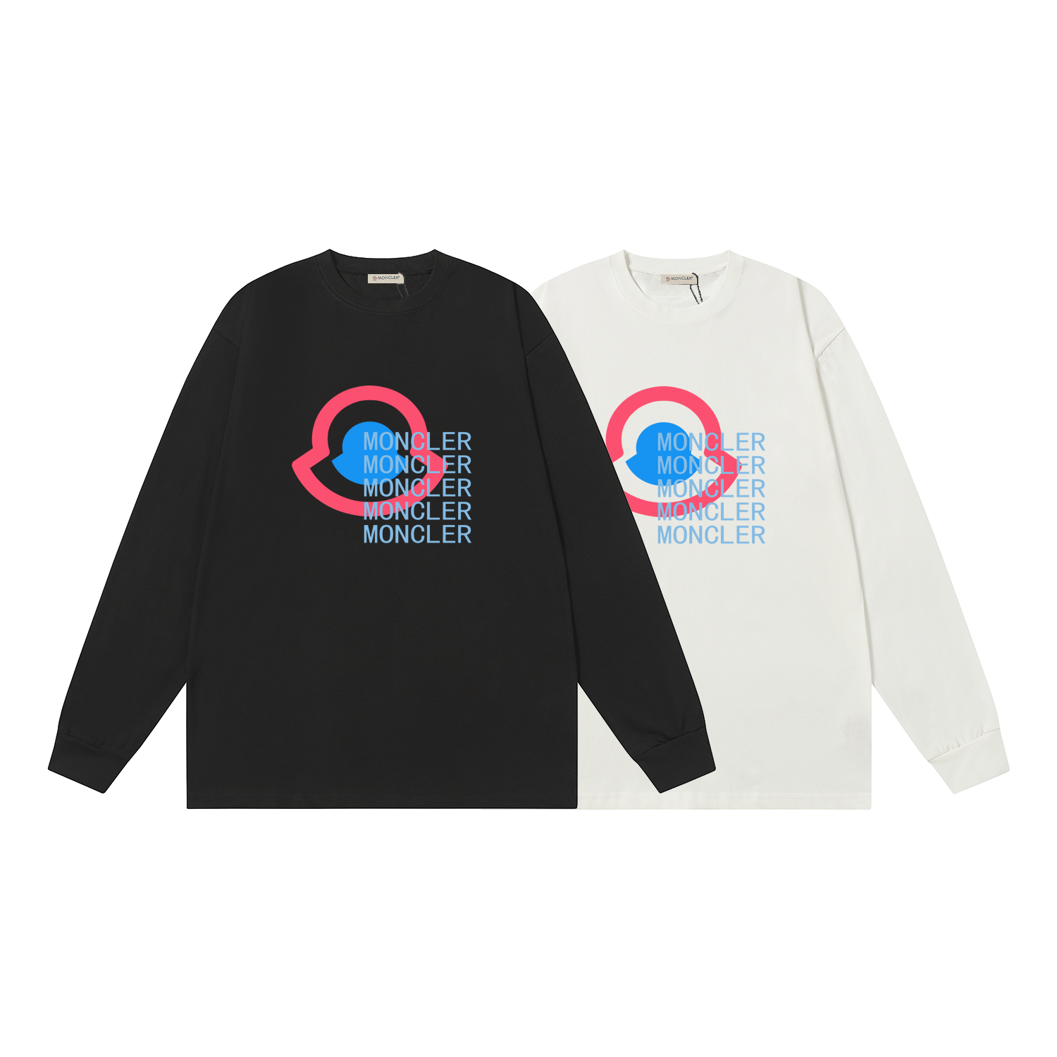 D2740 P95 Camiseta de manga corta Montgu M-XXL blanco negro algodón puro de doble hilo 32 hilos 260 gramos