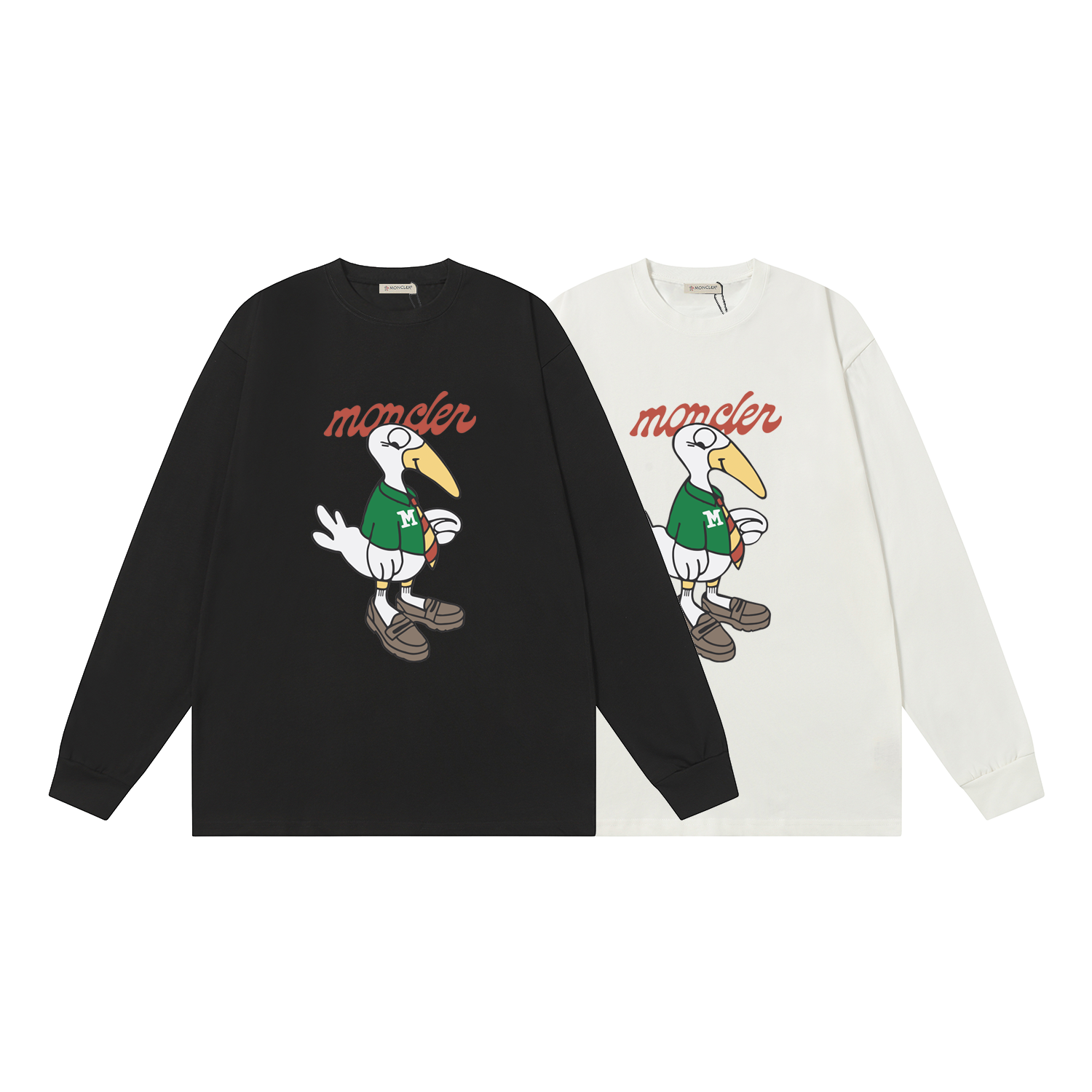 D2290 P95 Camiseta de manga corta Montgu M-XXL blanco negro algodón puro de doble hilo 32s 260g