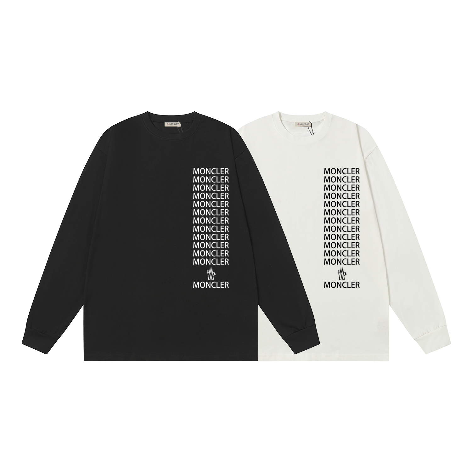D2690 P95 Camiseta de manga corta Montgu M-XXL blanco negro algodón puro de doble hilo 32 hilos 260 gramos