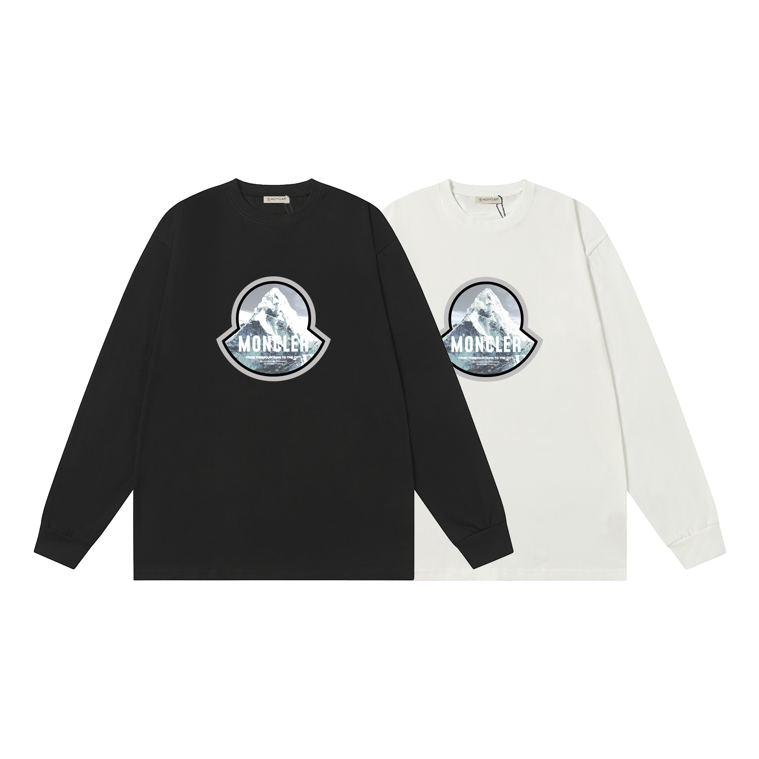 D1270 P95 Camiseta de manga corta Montgu M-XXL blanco negro algodón puro de doble hilo 32 cabos 260 gramos