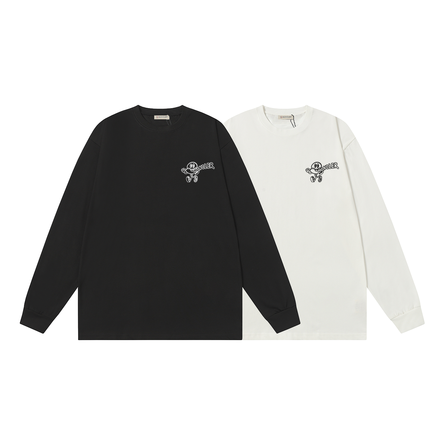 D2150 P95 Camiseta de manga corta Montgu M-XXL blanco negro algodón puro de doble hilo 32 cabos 260 gramos