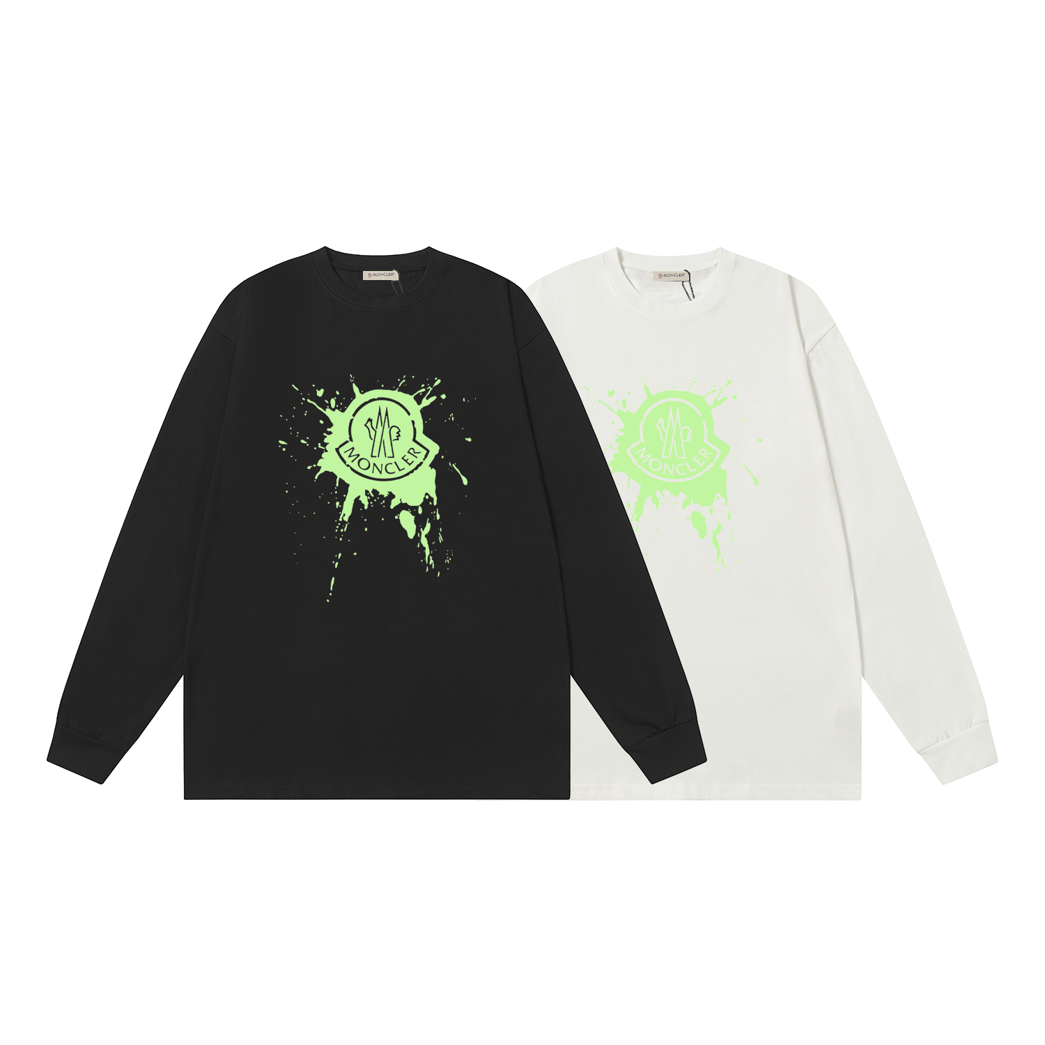 D2670 P95 Camiseta de manga corta Montgu M-XXL blanco negro algodón puro de doble hilo 32 cabos 260 gramos