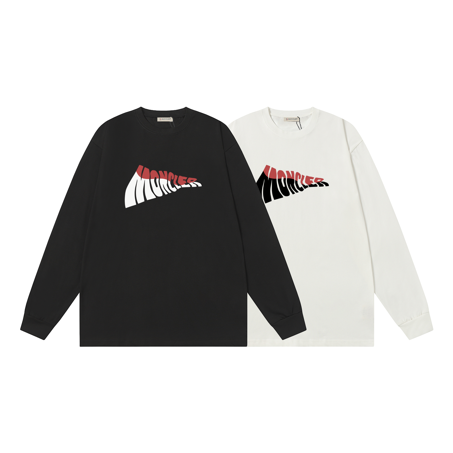 D2240 P95 Camiseta de manga corta Montgu M-XXL blanco negro algodón puro de doble hilo 32 cabos 260 gramos