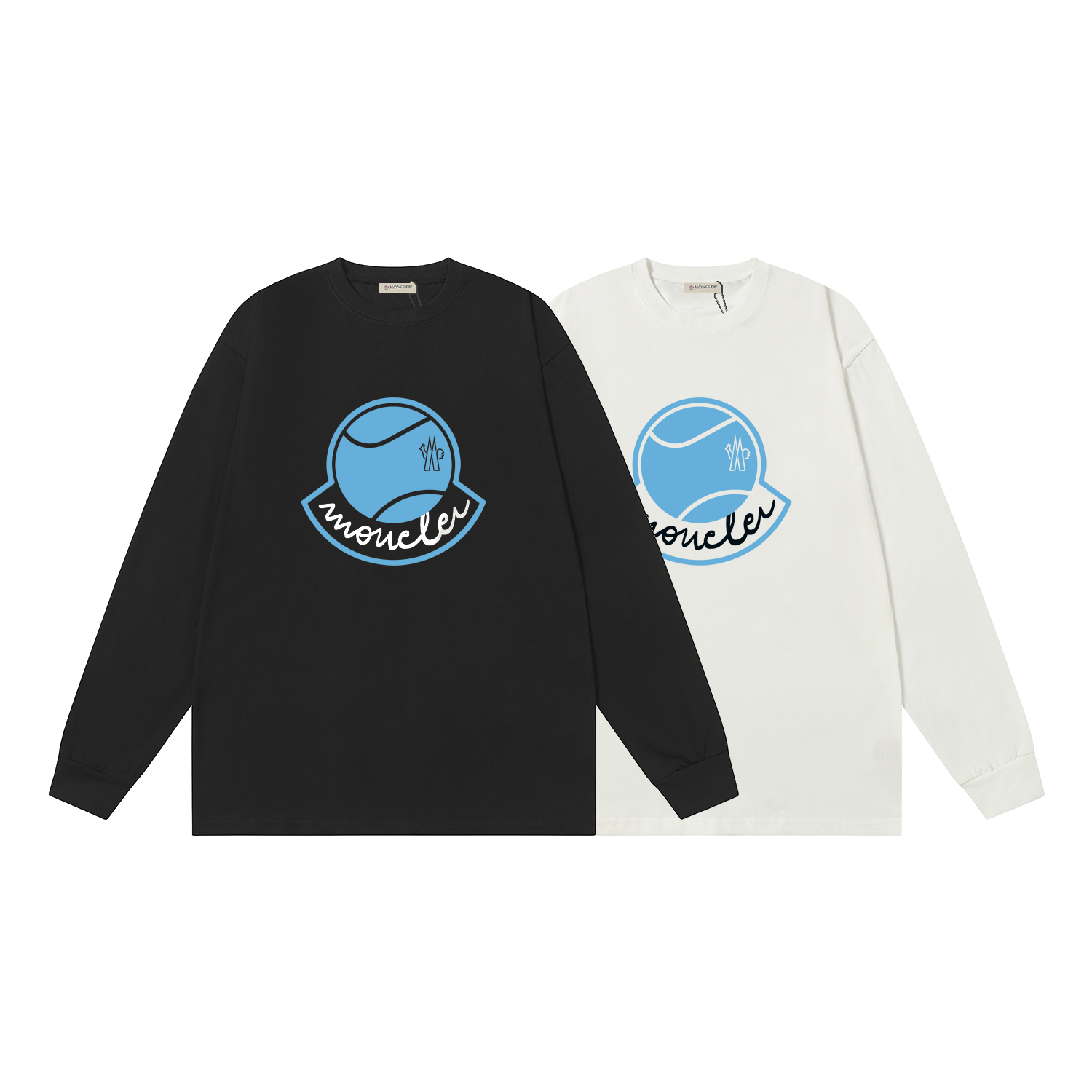 D2020 P95 Camiseta de manga corta Montgu M-XXL blanco negro algodón puro de doble hilo 32s 260g