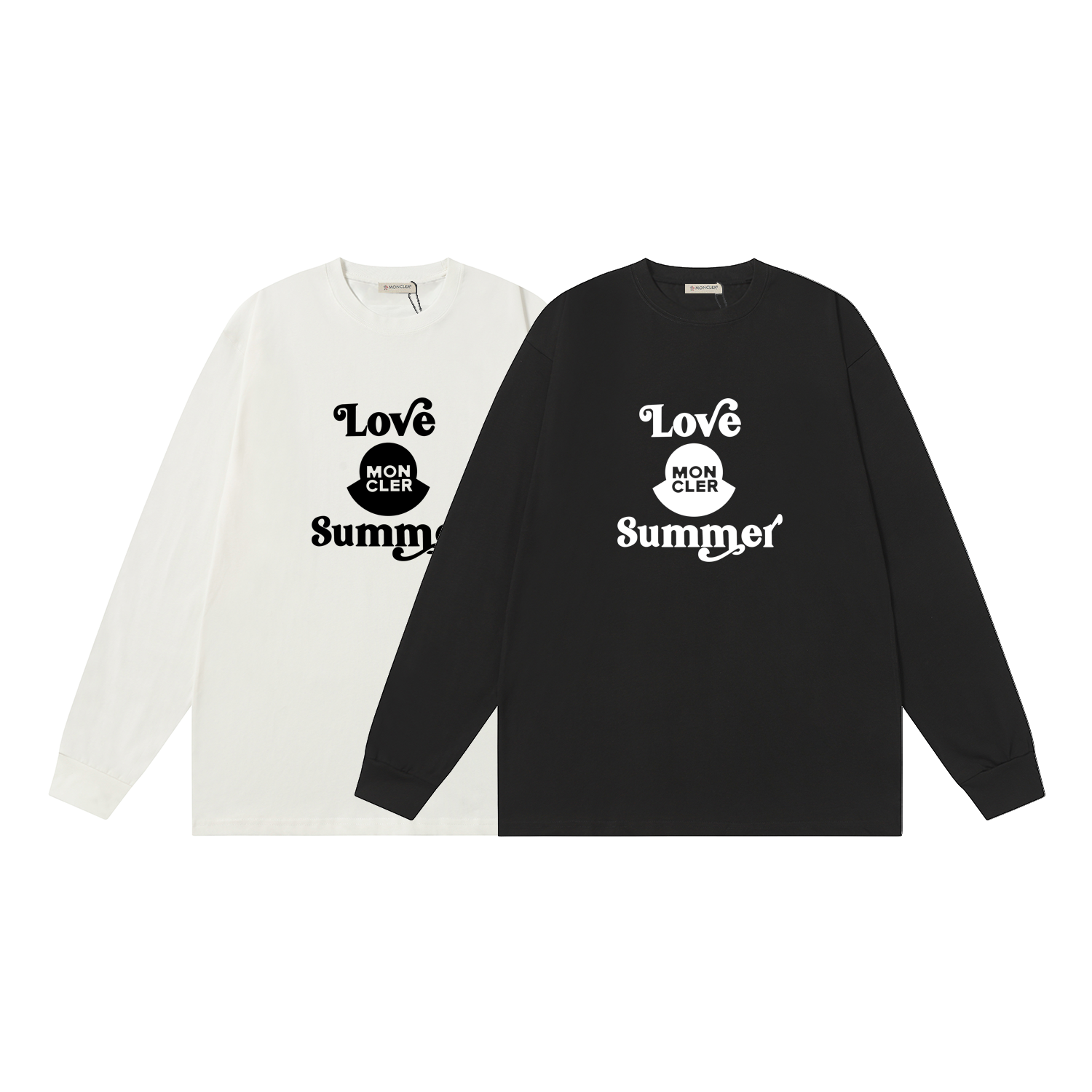 D1030 P95 Camiseta de manga corta Montgu M-XXL blanco, negro, algodón puro de doble hilo 32s 260g