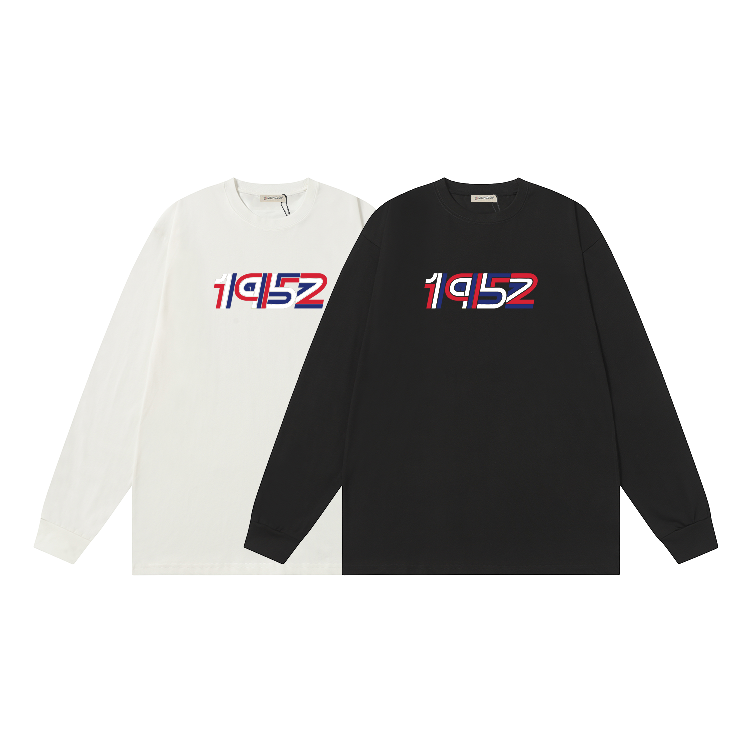 D1160 P95 Camiseta de manga corta Montclair M-XXL blanco negro algodón peinado doble 32 hilos 260 g