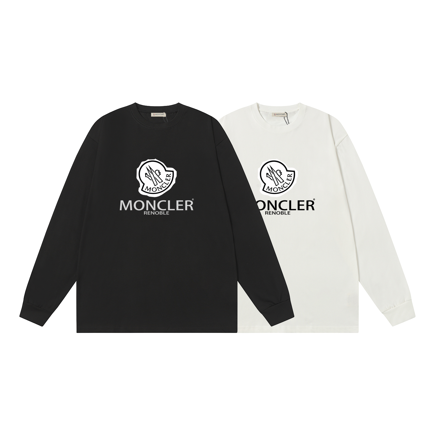 D2730 P95 Camiseta de manga corta Montgu M-XXL blanco negro algodón puro de doble hilo 32 hilos 260 gramos