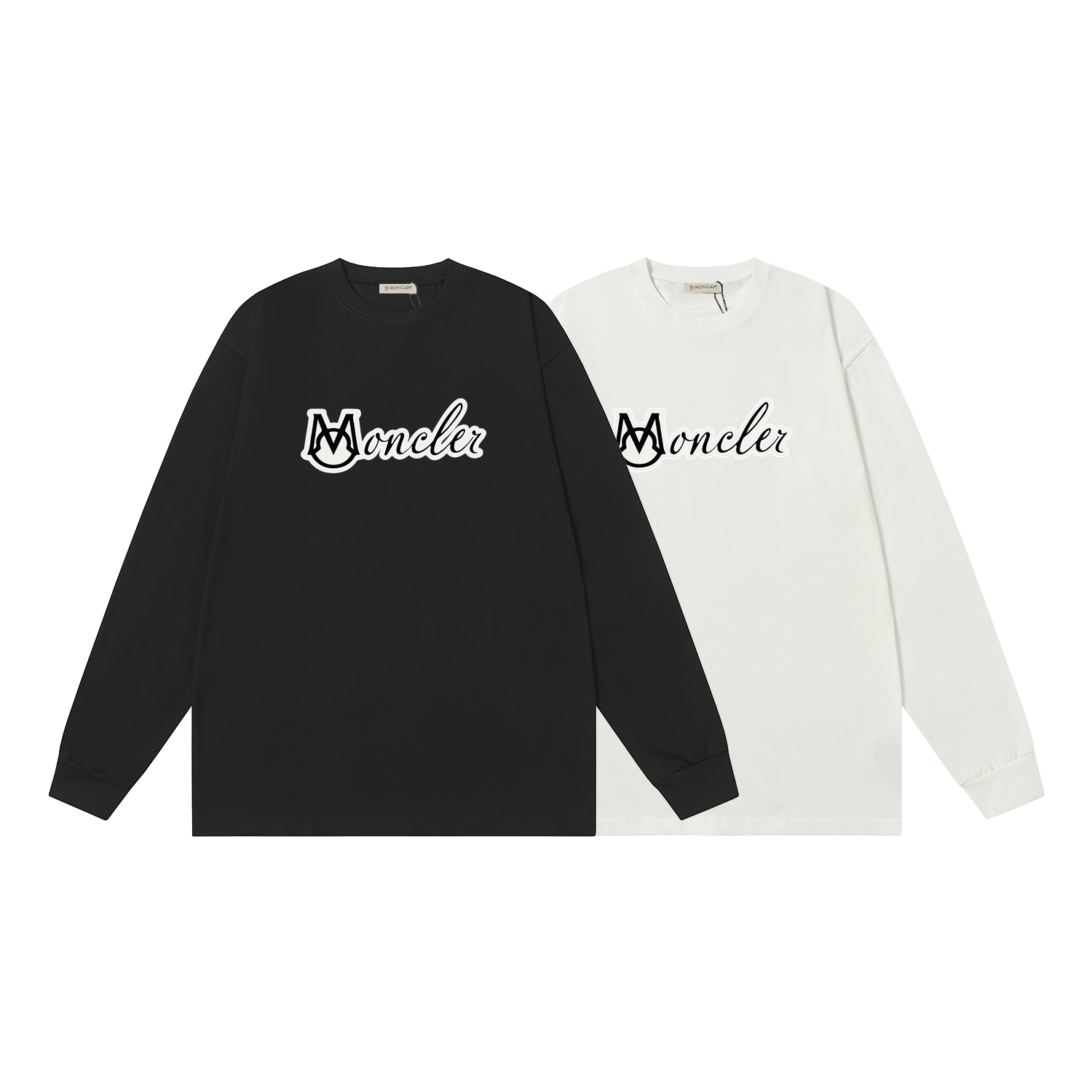 D2190 P95 Camiseta de manga corta Montgu M-XXL blanco negro algodón puro de doble hilo 32 cabos 260 gramos