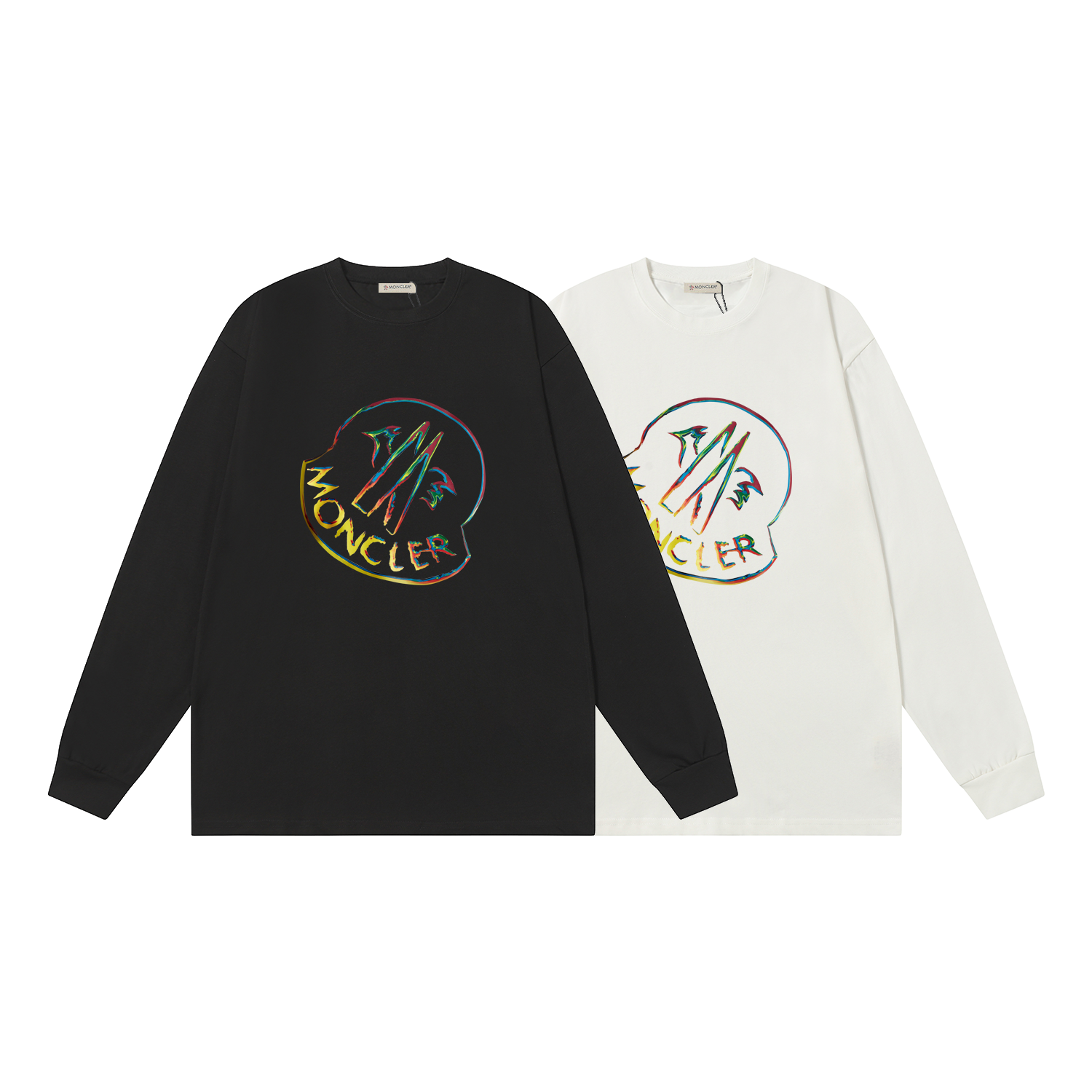D2430 P95 Camiseta de manga corta Montgu M-XXL blanco negro algodón puro de doble hilo 32 cabos 260 gramos