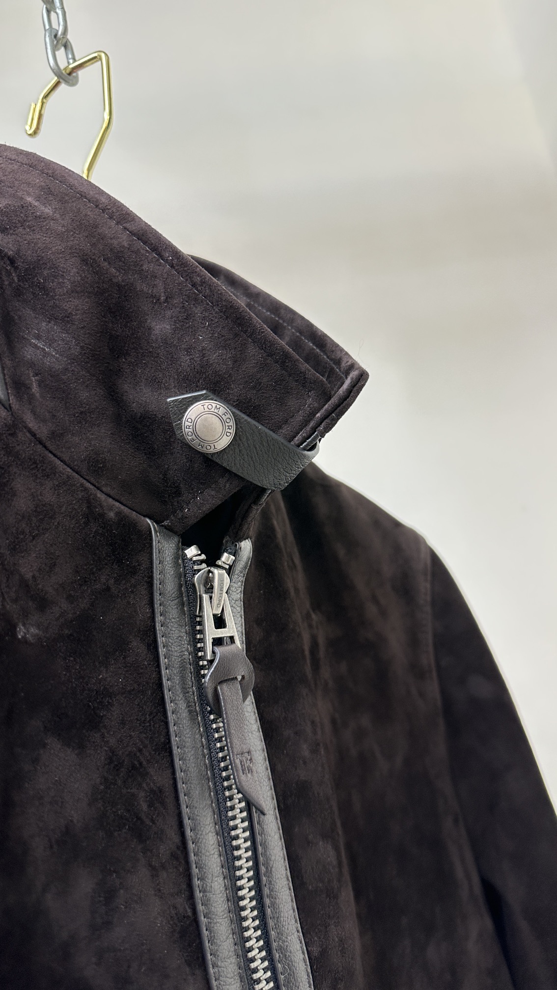 Tom Ford Hybrid Goatskin Leather Jacket - Slim Fit, Original Hardware 8 i1698376366 8372 6