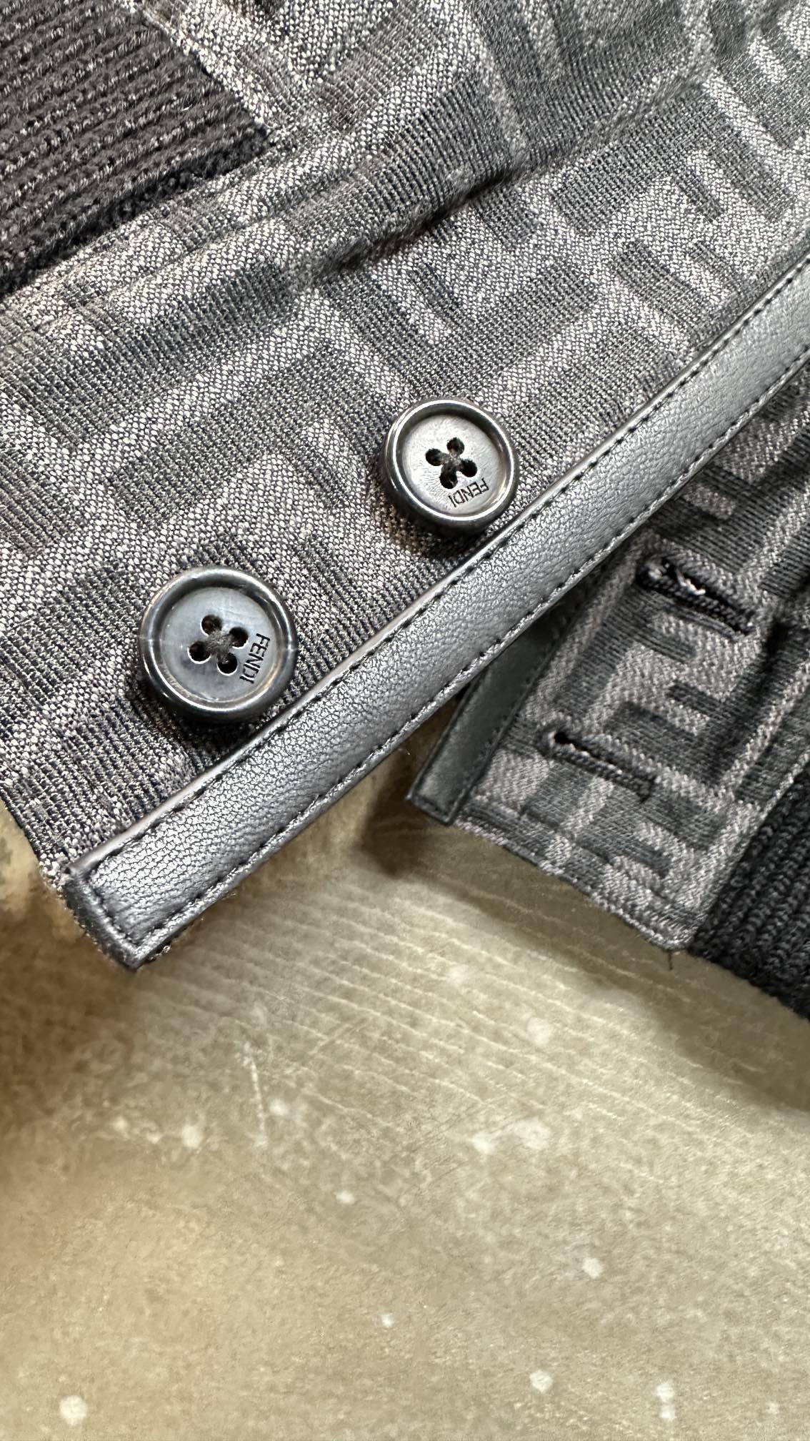 Fendi Black FF Jacquard Padded Jacket: Stylish & Comfortable (Size 48-56) 7 i1700104945 8221 5